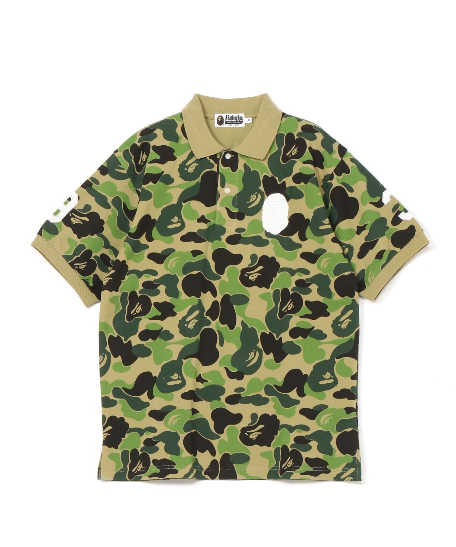A Bathing Ape ポロシャツ　エイプ　迷彩　カモフラ　Bape 1ST CAMO BAPE PATCHED POLO M（ポロシャツ）｜A BATHING APE