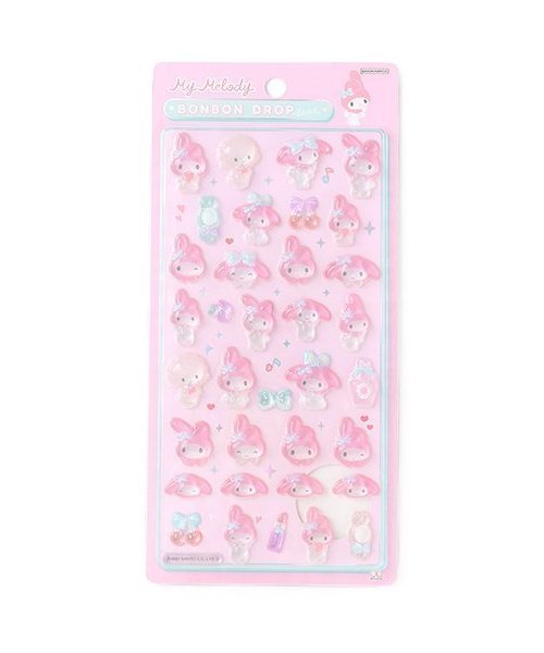 Lovetoxic 【サンリオ】ボンボンドロップシール ナルミヤオンライン ファッション雑貨 その他のファッション雑貨 ブルー パープル グリーン ピンク画像