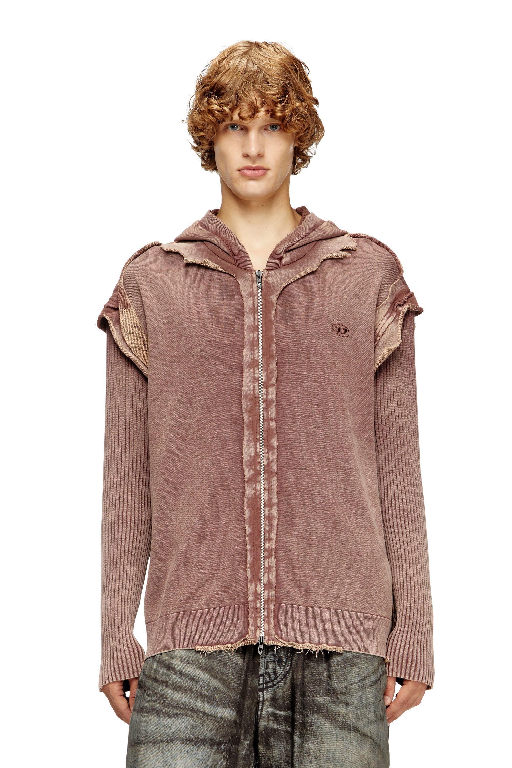 楽天市場】【SALE／40%OFF】DIESEL メンズ ニット メッシュジップ