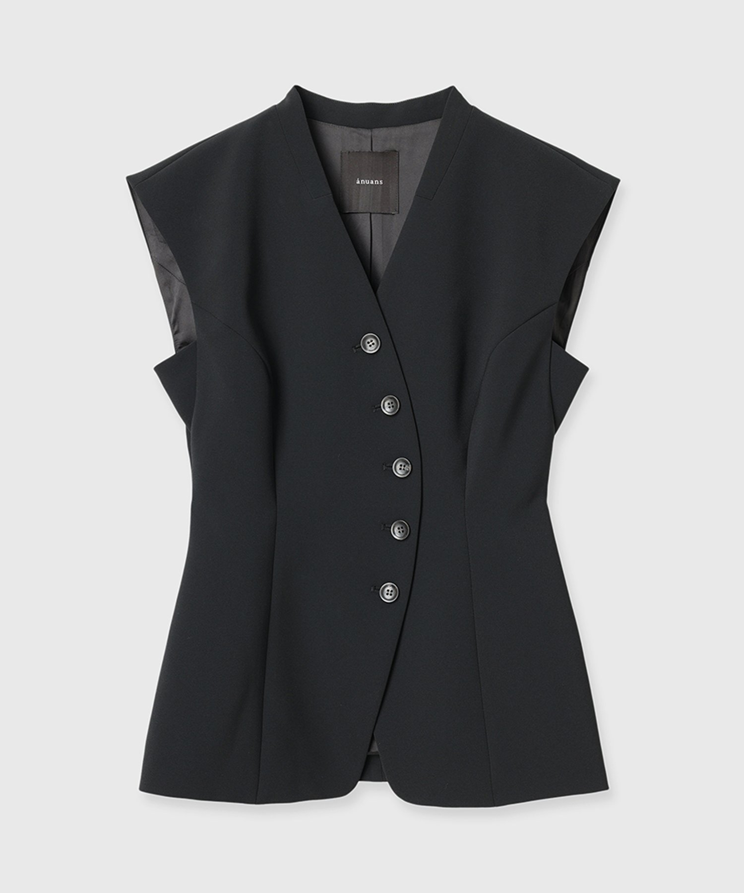 SALE／40%OFF】anuans カーブフロントジレ アニュアンス
