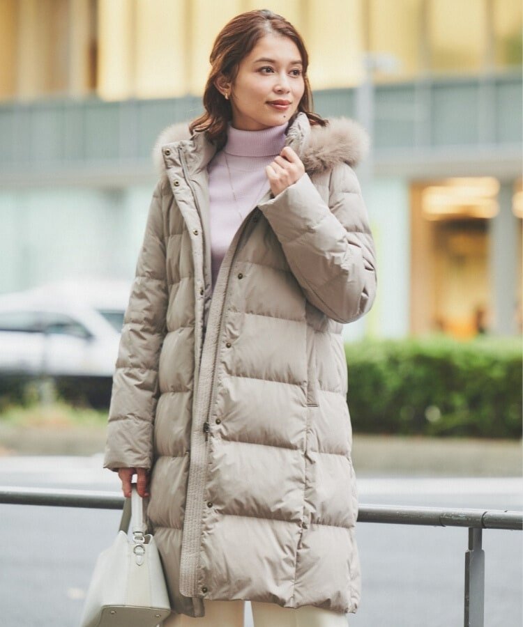 SALE／60%OFF】UNTITLED 【撥水/洗える/フード取り外し】ファー付き