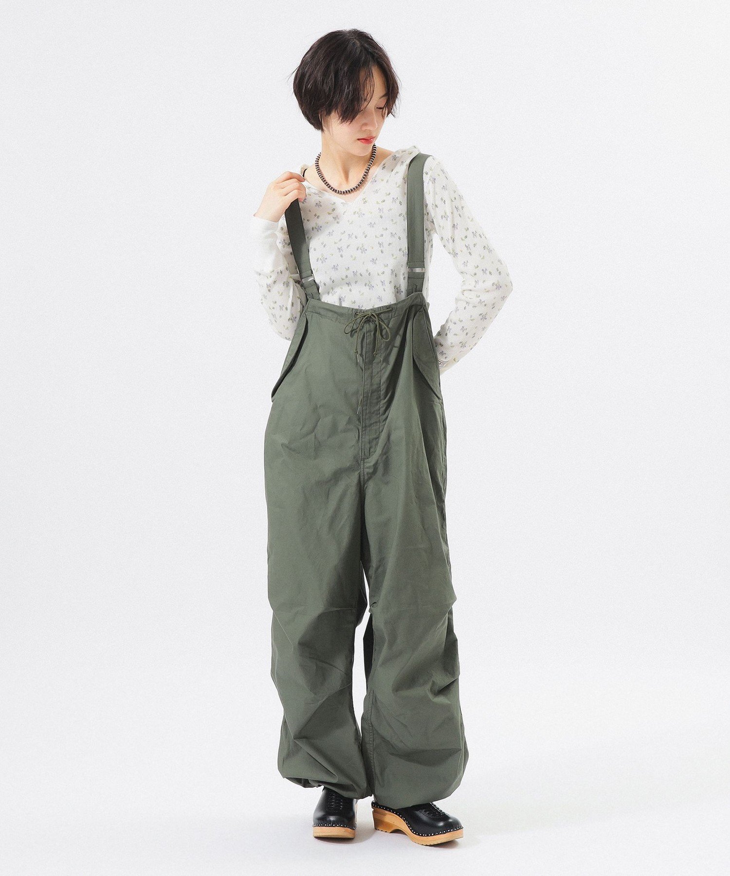 BEAMS BOY US ARMY オーバー パンツ＜定番人気/着回し/ユニセックス 