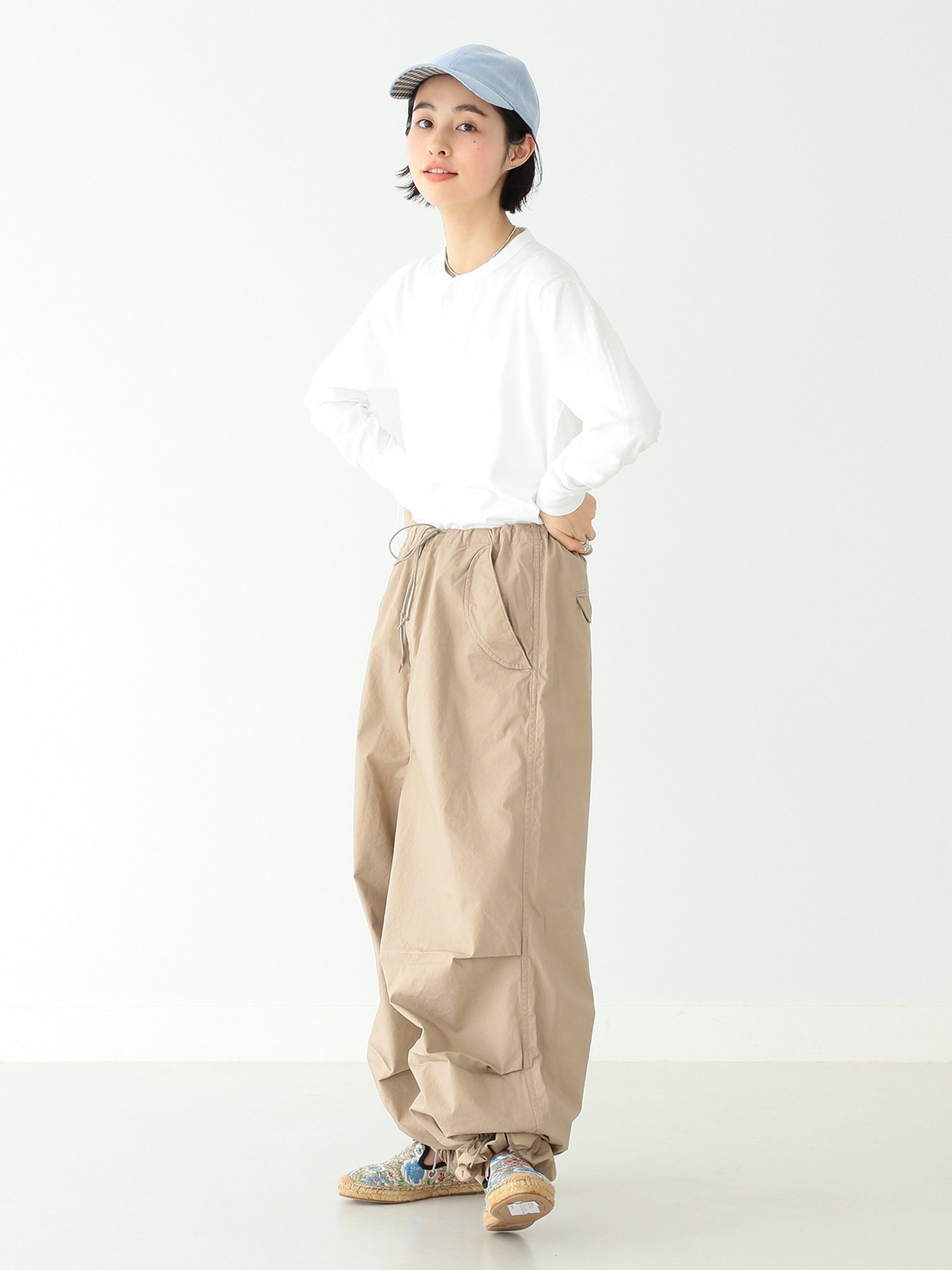 BEAMS BOY US ARMY オーバー パンツ＜定番人気/着回し/ユニセックス