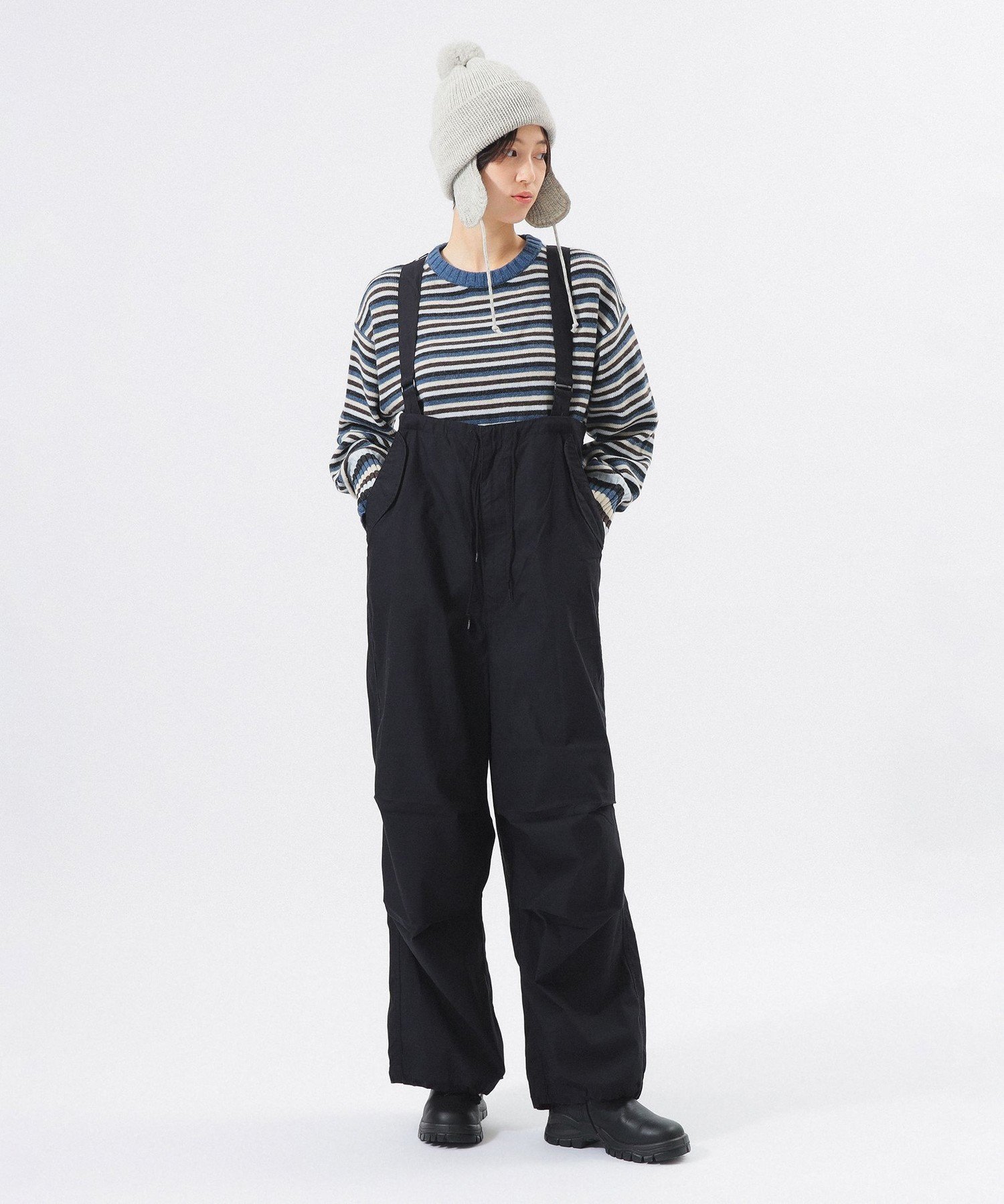 BEAMS BOY US ARMY オーバー パンツ＜定番人気/着回し/ユニセックス 