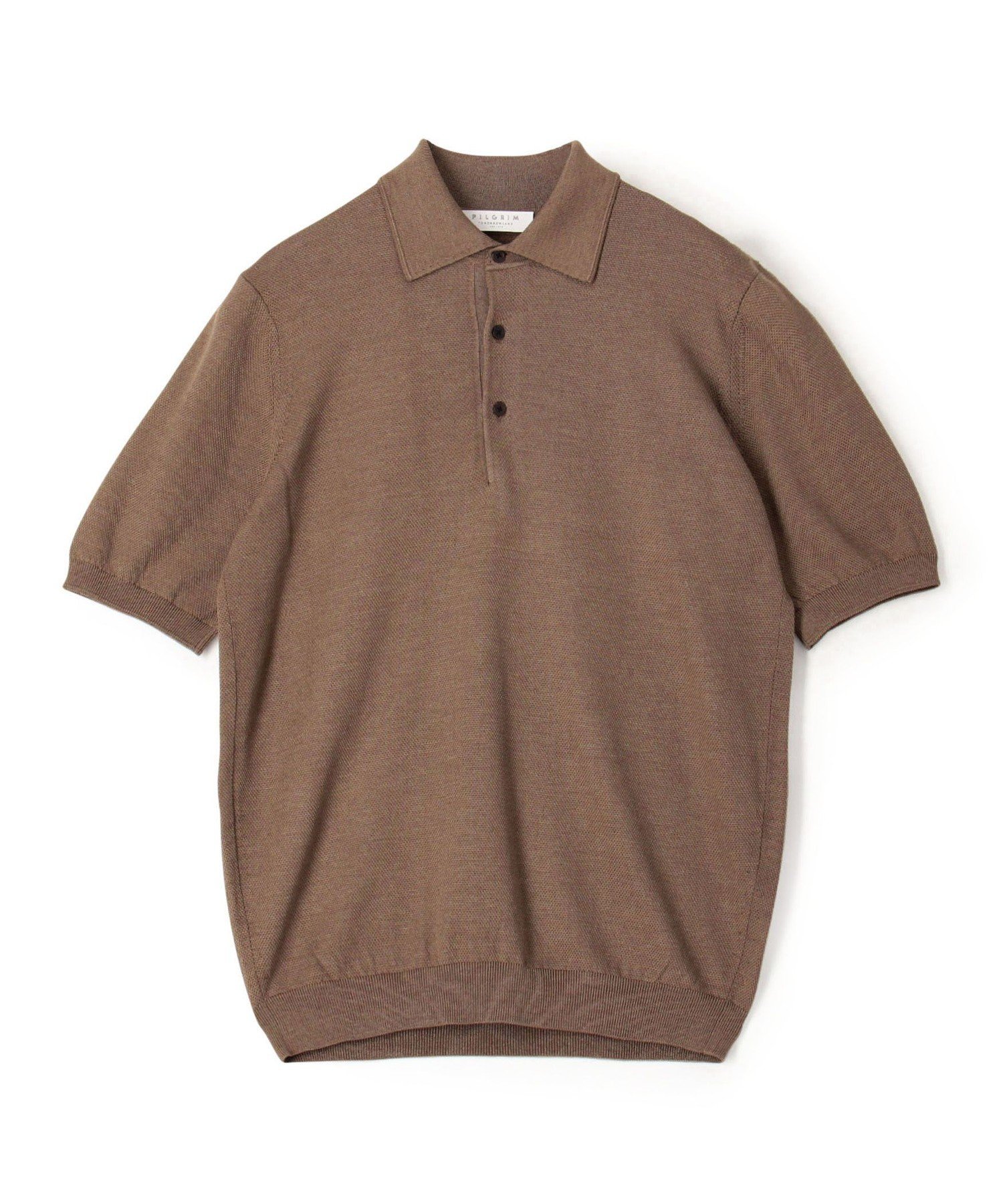 トゥモローランド メンズ 最高級 シルクコットンポロシャツ S 美品 ニットポロ TOMORROWLAND tricot シルクコットン ニット