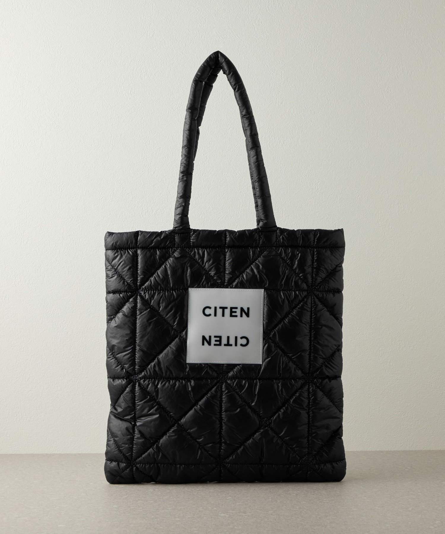 CITEN ＜CITEN＞CITEN パデッド トートバッグ シテン バッグ トートバッグ シルバー グレー オレンジ ピンク ブラウン ベージュ ブラック レッド