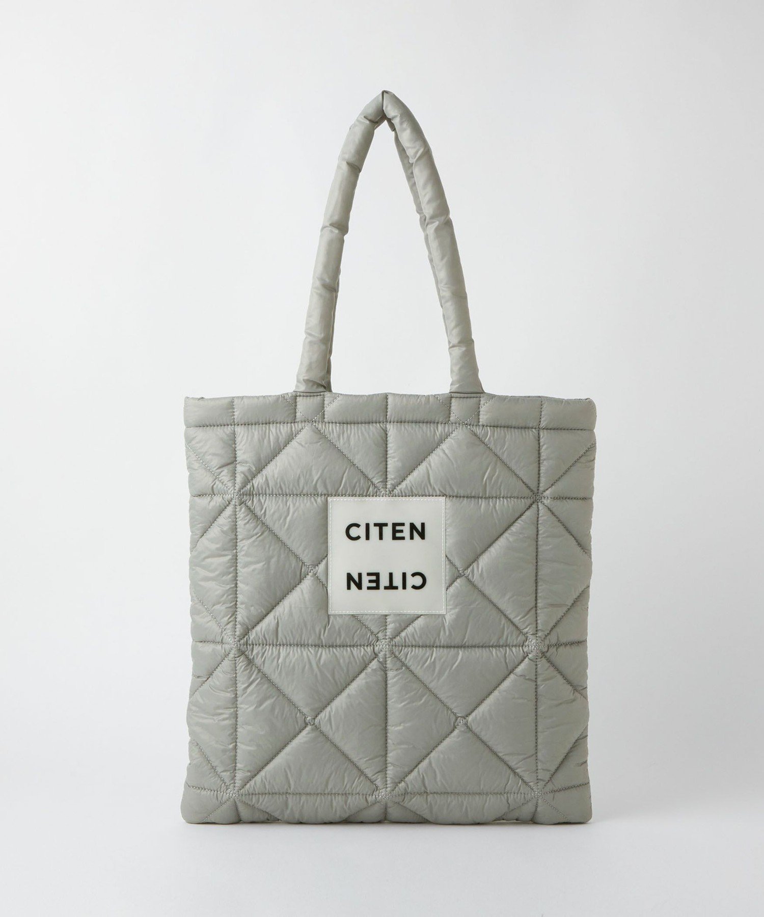 CITEN ＜CITEN＞CITEN パデッド トートバッグ シテン バッグ トートバッグ シルバー グレー オレンジ ピンク ブラウン ベージュ ブラック レッド