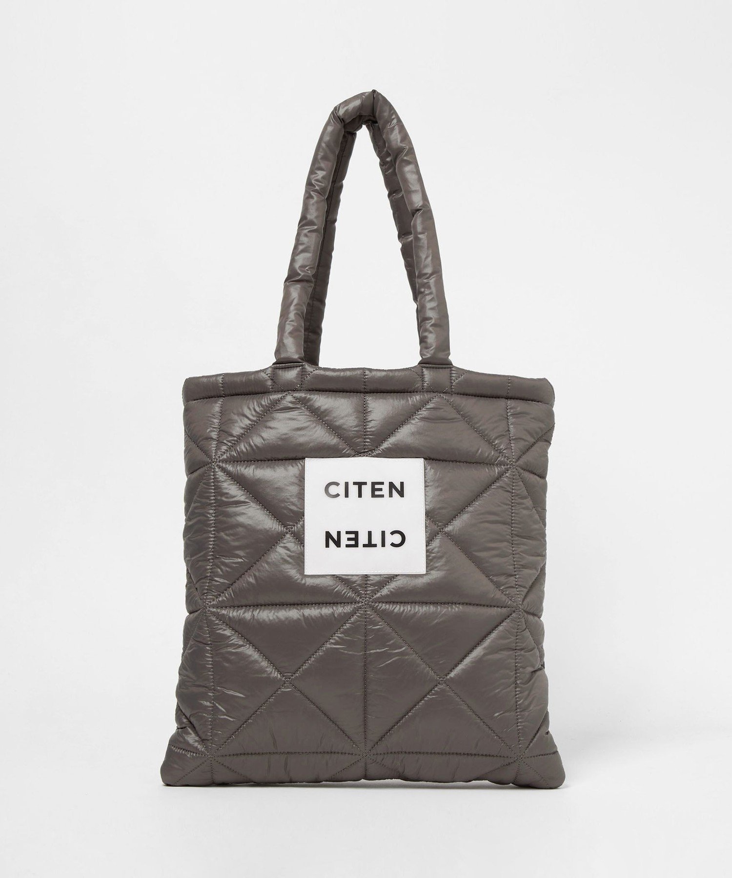 CITEN ＜CITEN＞CITEN パデッド トートバッグ シテン バッグ トートバッグ シルバー グレー オレンジ ピンク ブラウン ベージュ ブラック レッド