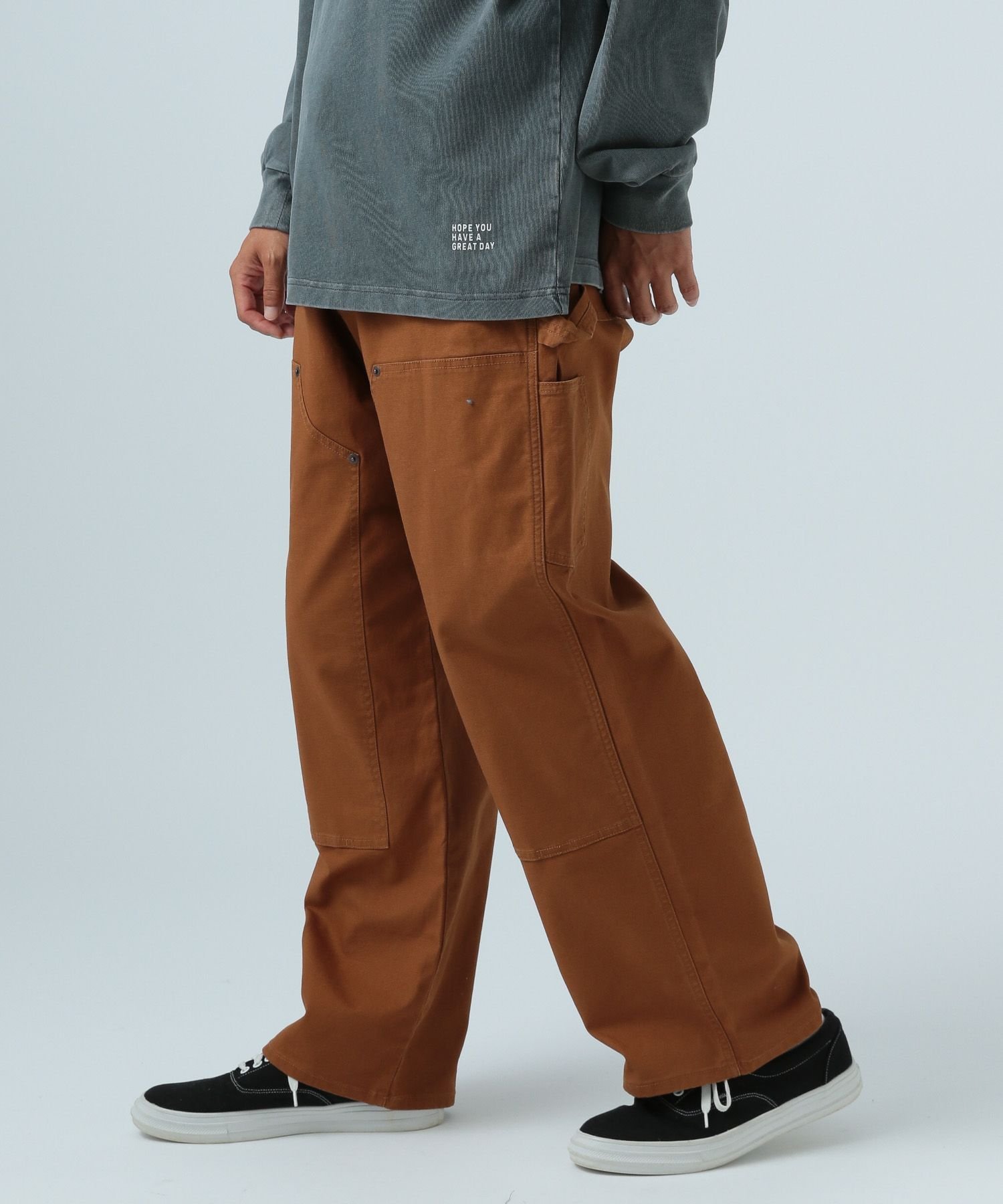 美品◎SOWBOW◎ダブルニーパンツ◎サイズ2 ダブルニーカーゴパンツB4702-07(BEAMS DESIGN) | 作業着・作業服