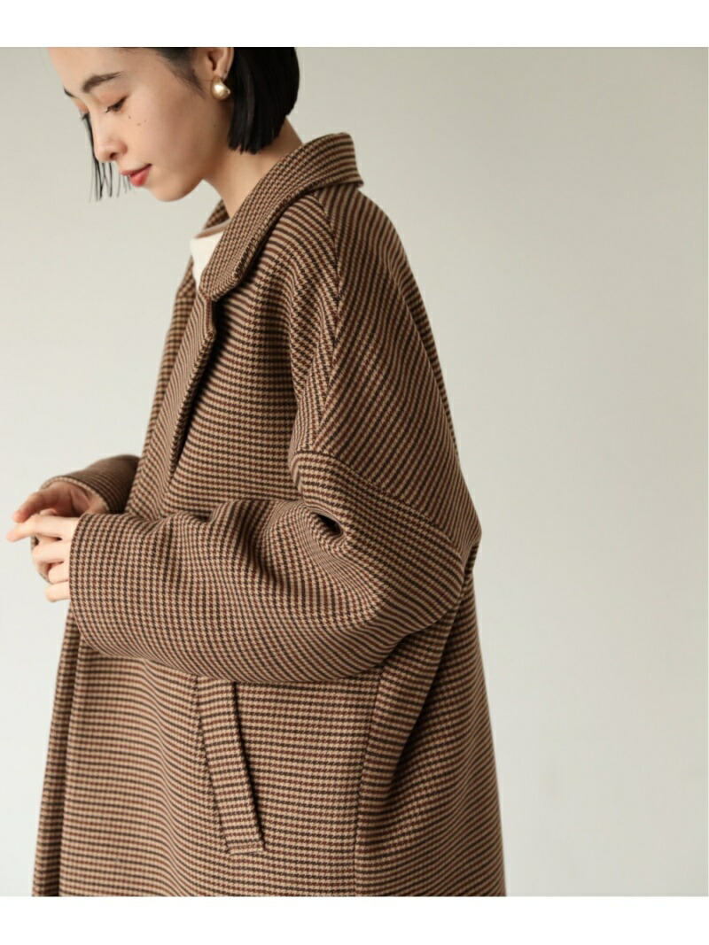 【LOWRYSFARM】 ウールライクチェックユルジャケット LOWRYS FARM（ローリーズファーム）の「ウールライクチェック