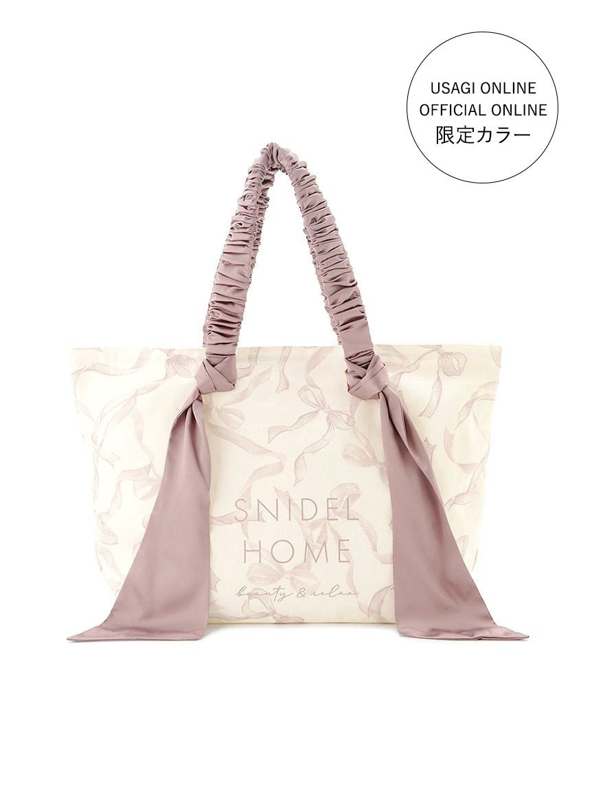 【新品未使用】SNIDEL HOME リボントートバッグ ピンク【匿名配送】 なみ様専用 SNIDEL HOME トートバッグ BIG ピンク - メルカリ