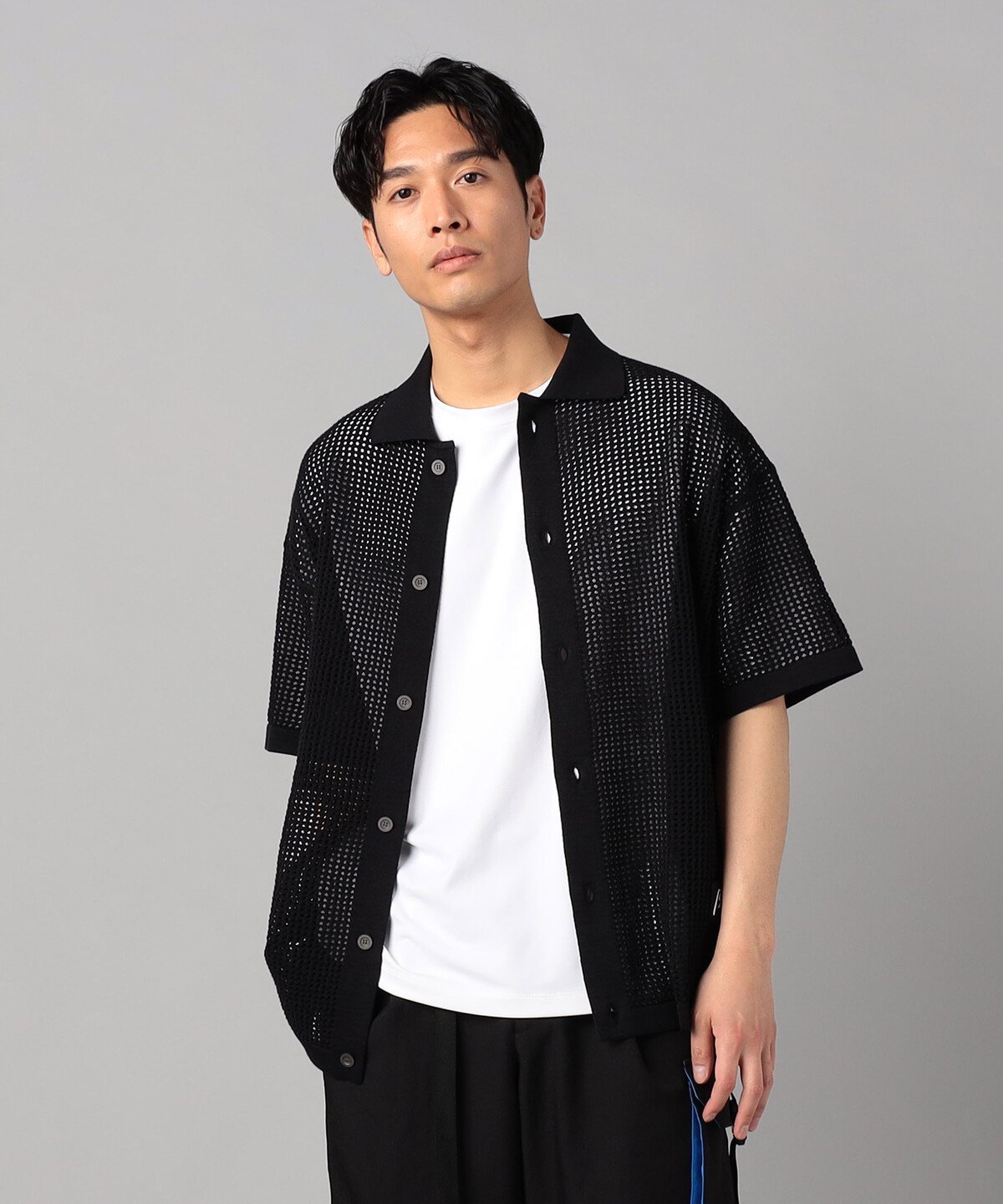 楽天市場】【SALE／40%OFF】半袖メッシュ シャツカーディガン β