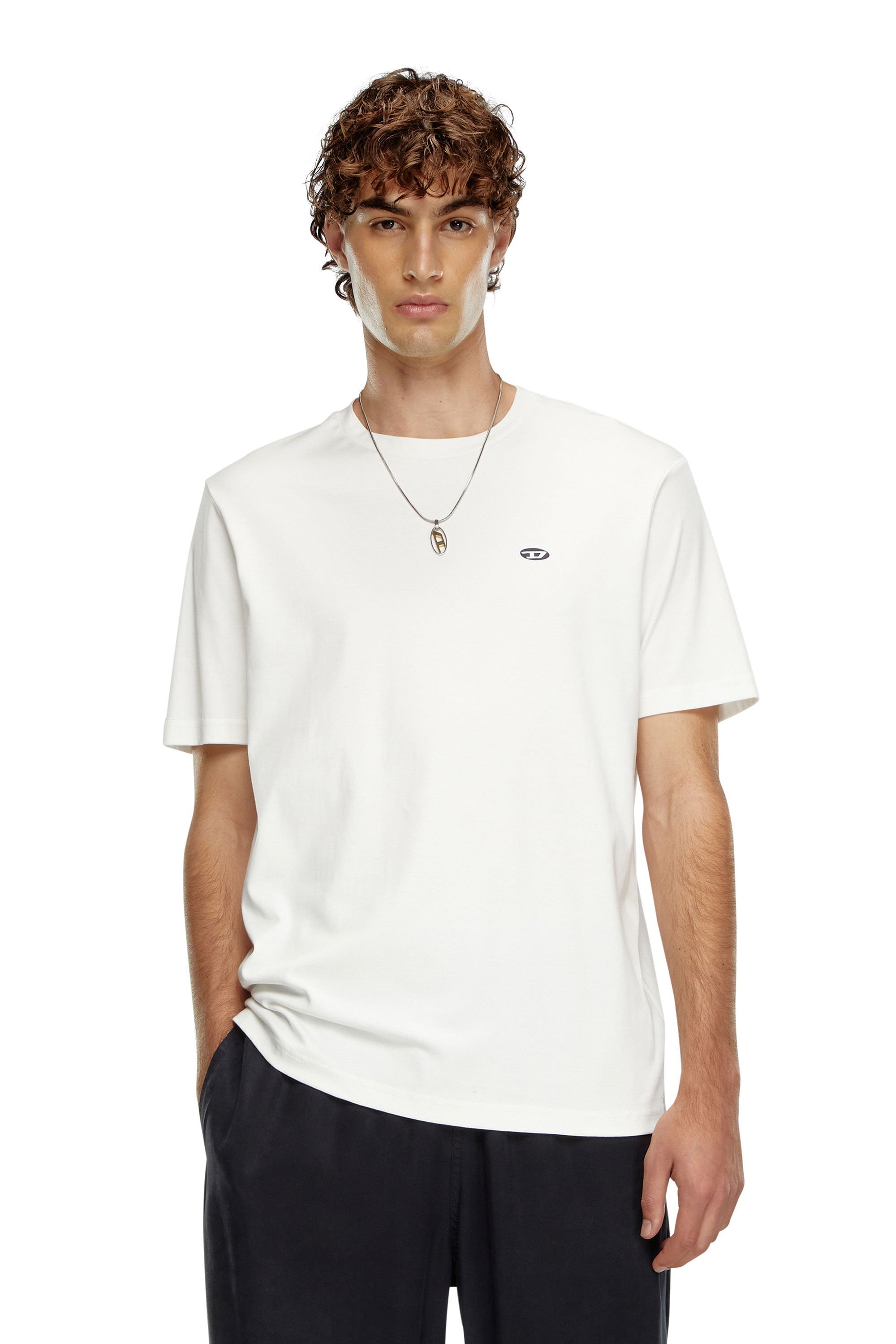 楽天市場】ディーゼル DIESEL クルーネックTシャツ ホワイト
