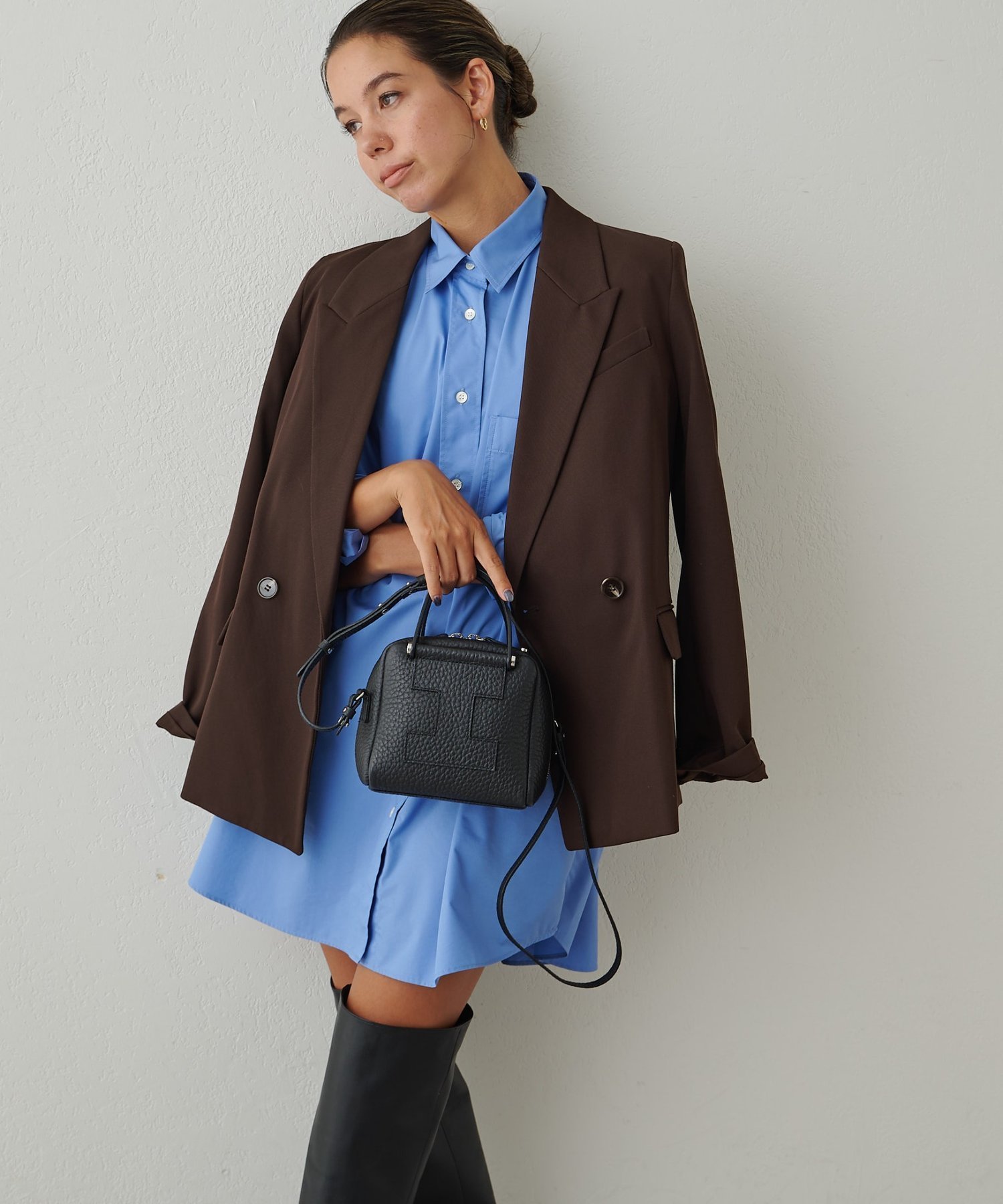 【極美品✨️】IACUCCI イアクッチ クーポラ 2way ショルダーバッグ IACUCCI 【 待望の再予約スタート!】クーポラ ALCE イアクッチ