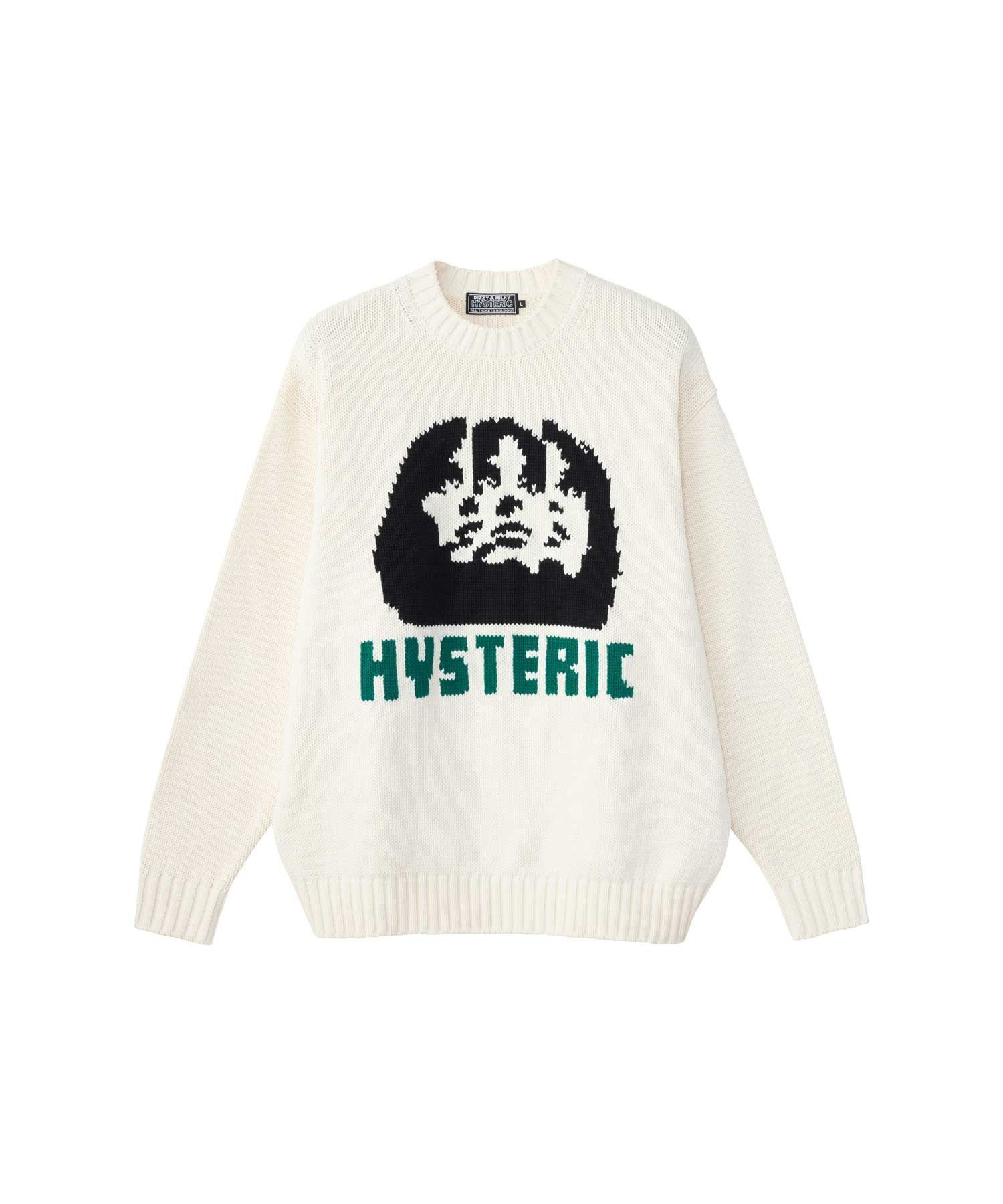 楽天市場】HYSTERIC GLAMOUR H AND STRIPESジャカード セーター