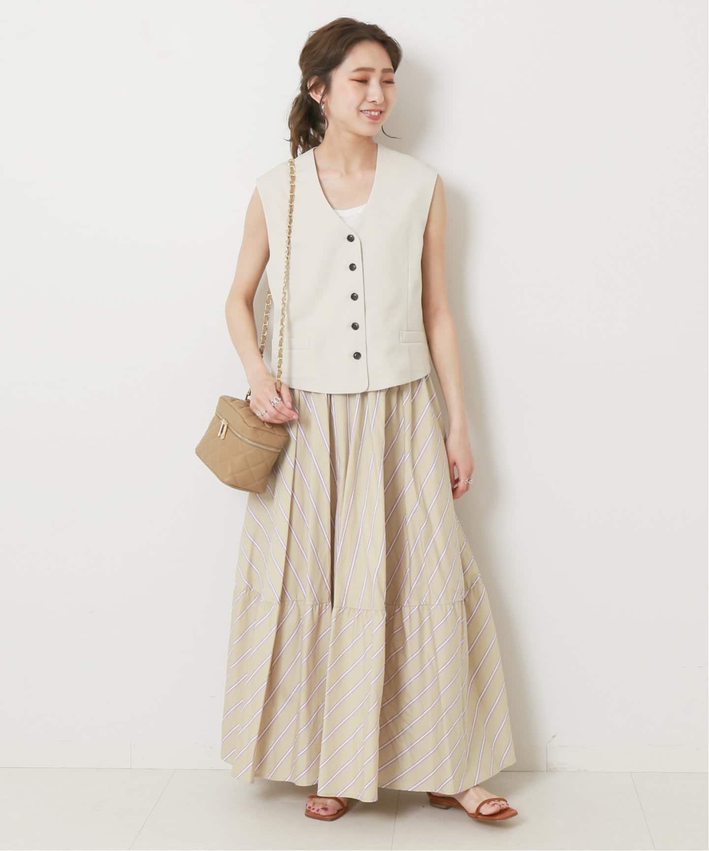 SALE／40%OFF】Spick & Span リネンライクベスト スピックアンド