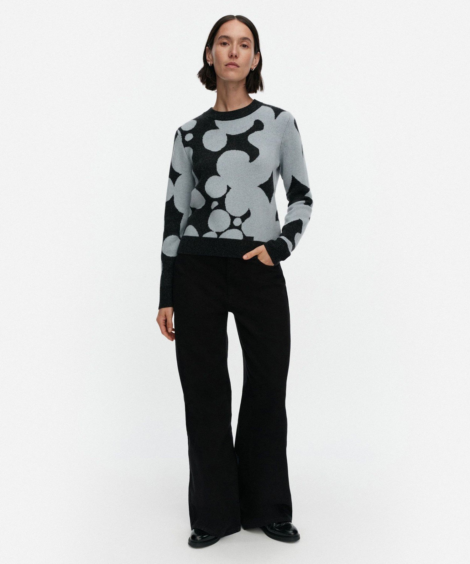 marimekko Emali Mini Unikko リブタートルネック S 楽天市場】marimekko MARIMEKKO マリメッコ リブニット タートルネック