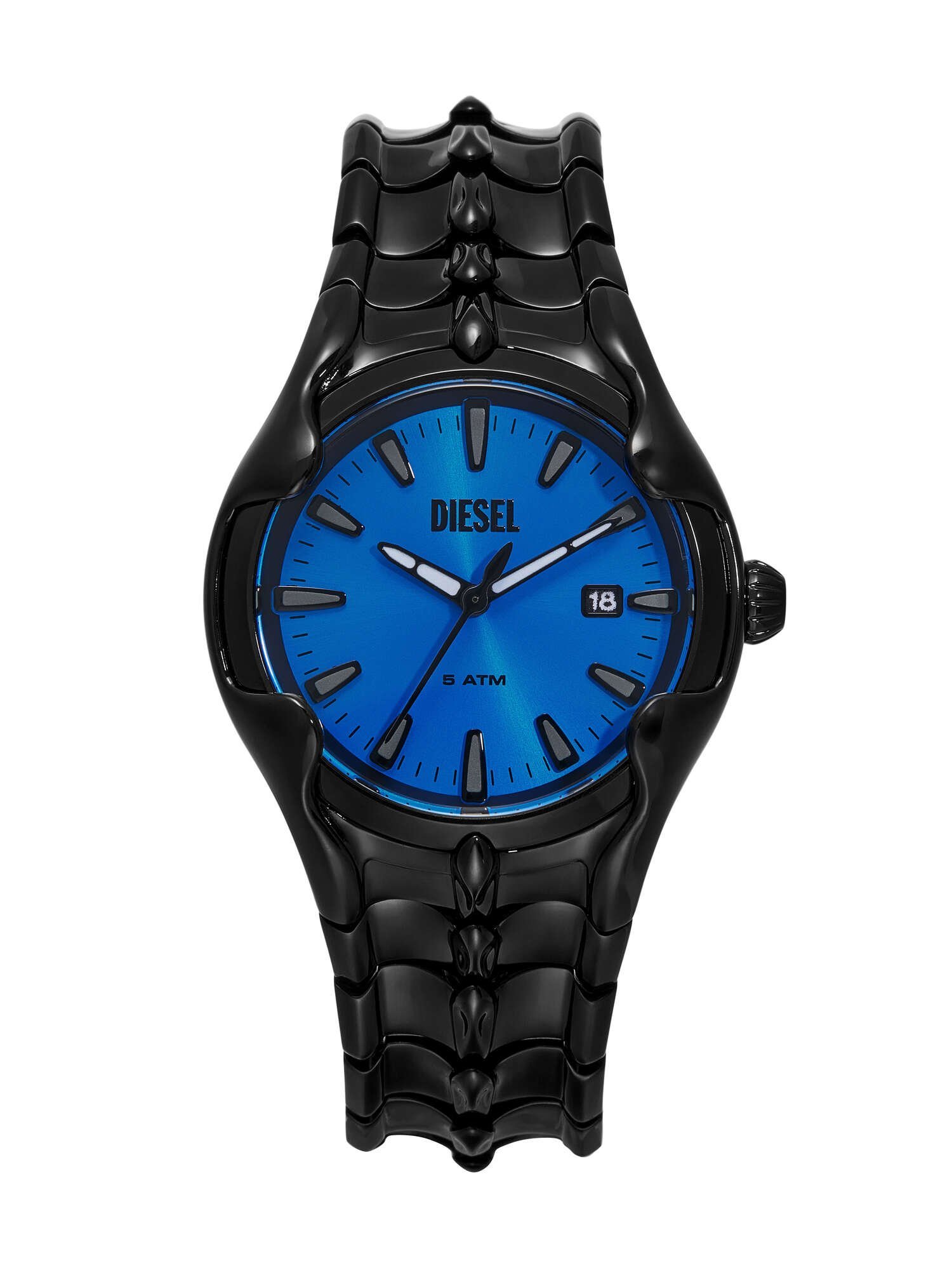 DIESEL 時計 Dz2185 Diesel Vert Three-Hand Date Stainless Steel Watch - DZ2185