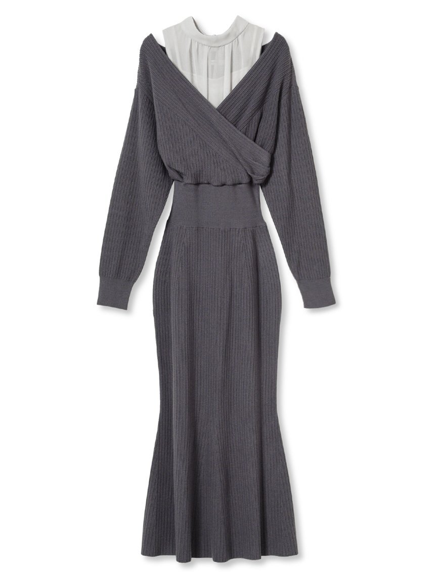 SALE／50%OFF】SNIDEL シアーレイヤードカシュクールワンピース  