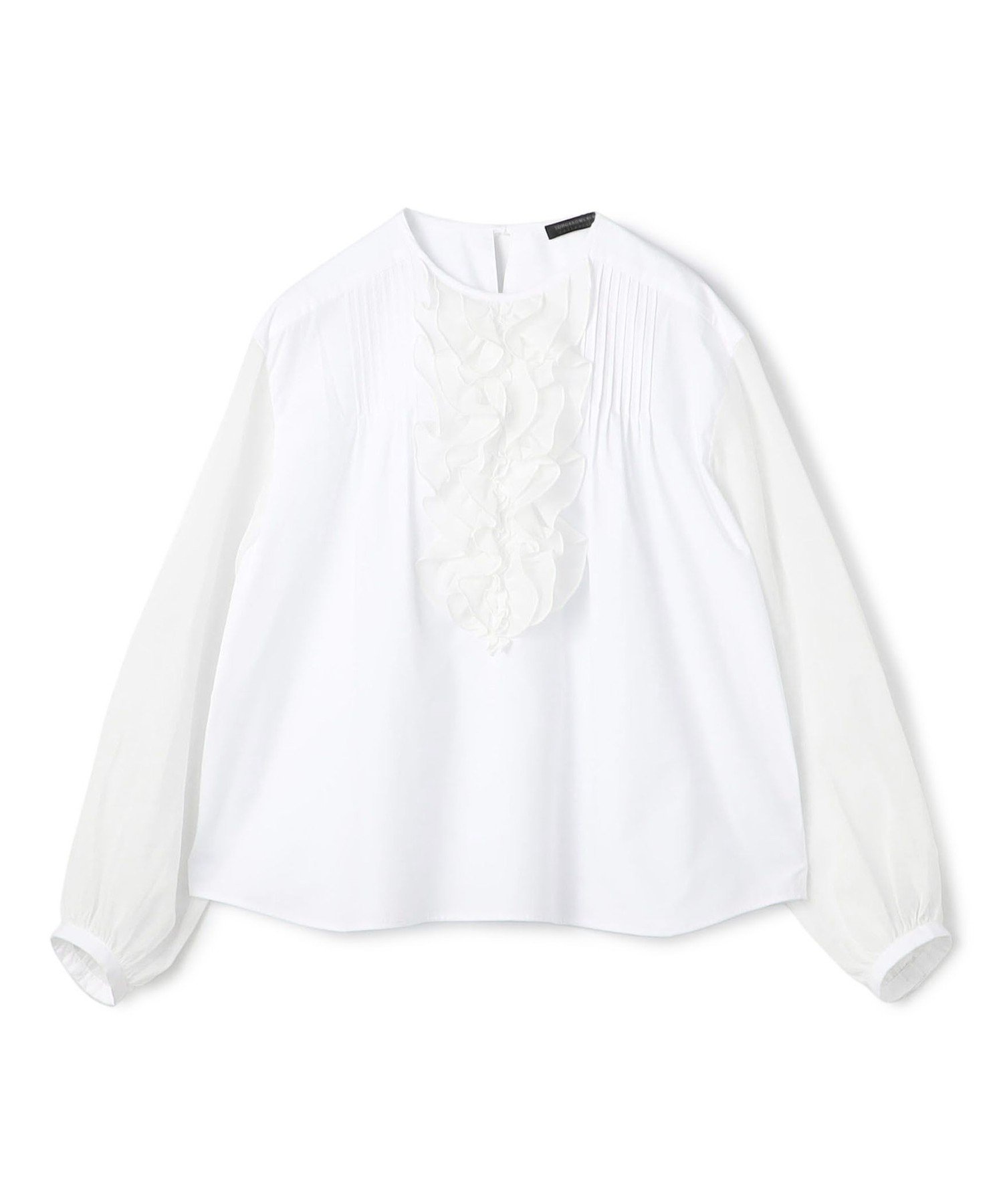 楽天市場】【SALE／40%OFF】ホワイトコンビネーション マントブラウス