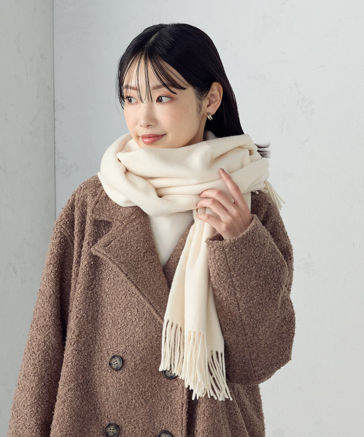 ★超美品★ JOSEPH  カシミヤ100%  ストール　マフラー　ショール 楽天市場】JOSEPH HOMME シルクカシミヤ プリーツストール