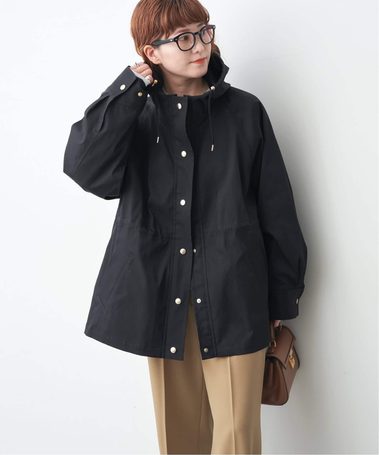 Spick & Span 撥水ツイルフーディーブルゾン スピックアンドスパン 