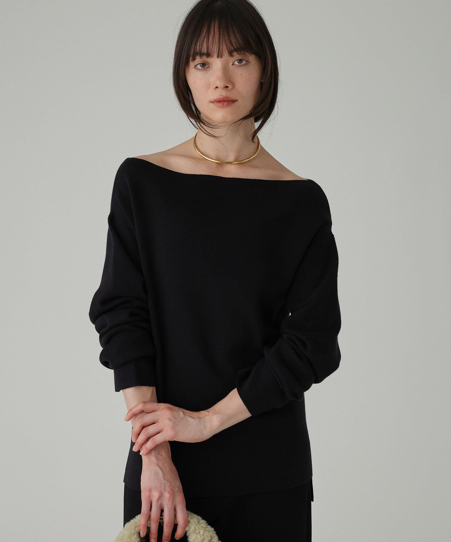 楽天市場】オフショルニットプルオーバー BABYLONE バビロン トップス