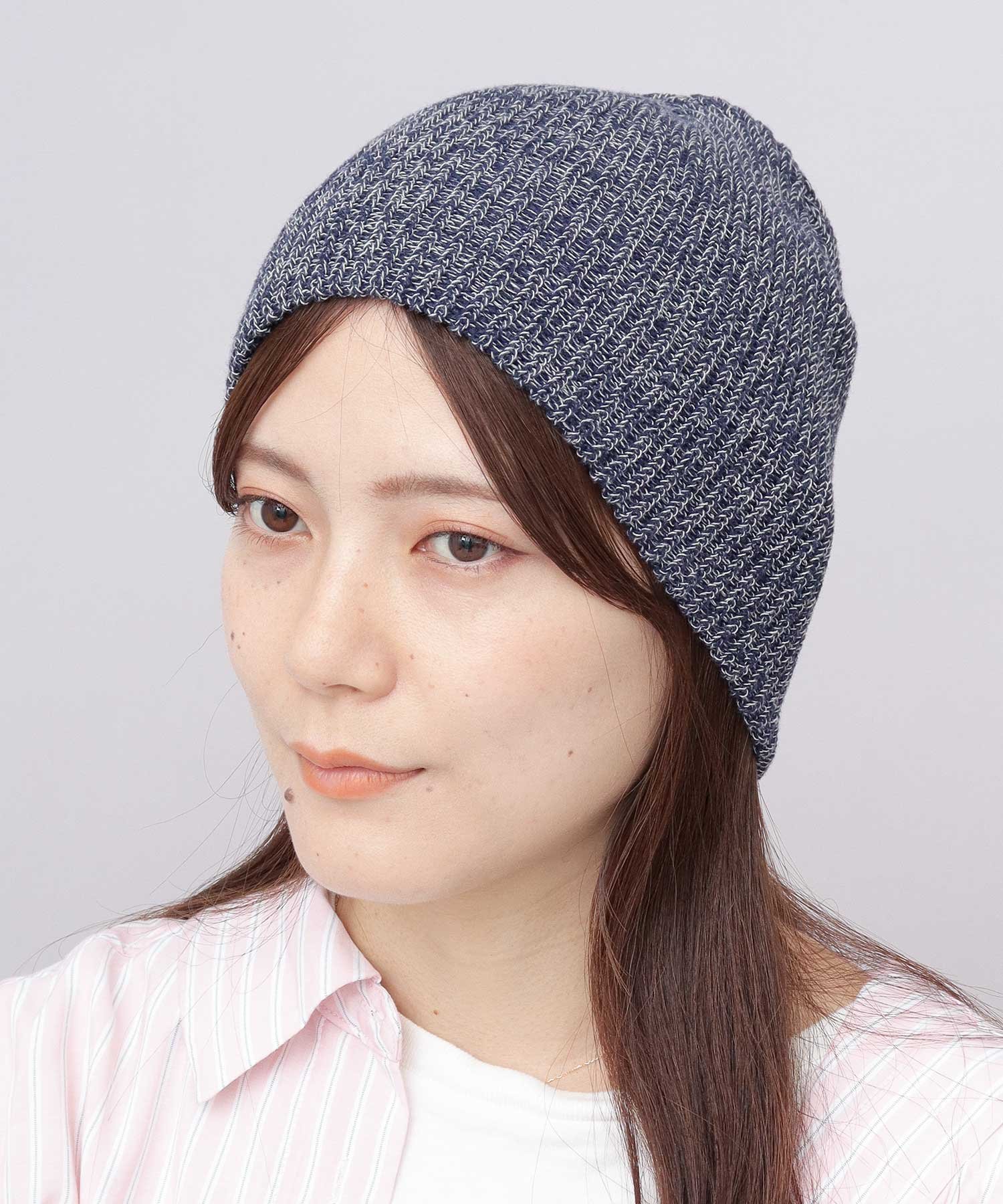 アパルトモン ニット帽 ネイビー アパルトモン ニット帽 ネイビー