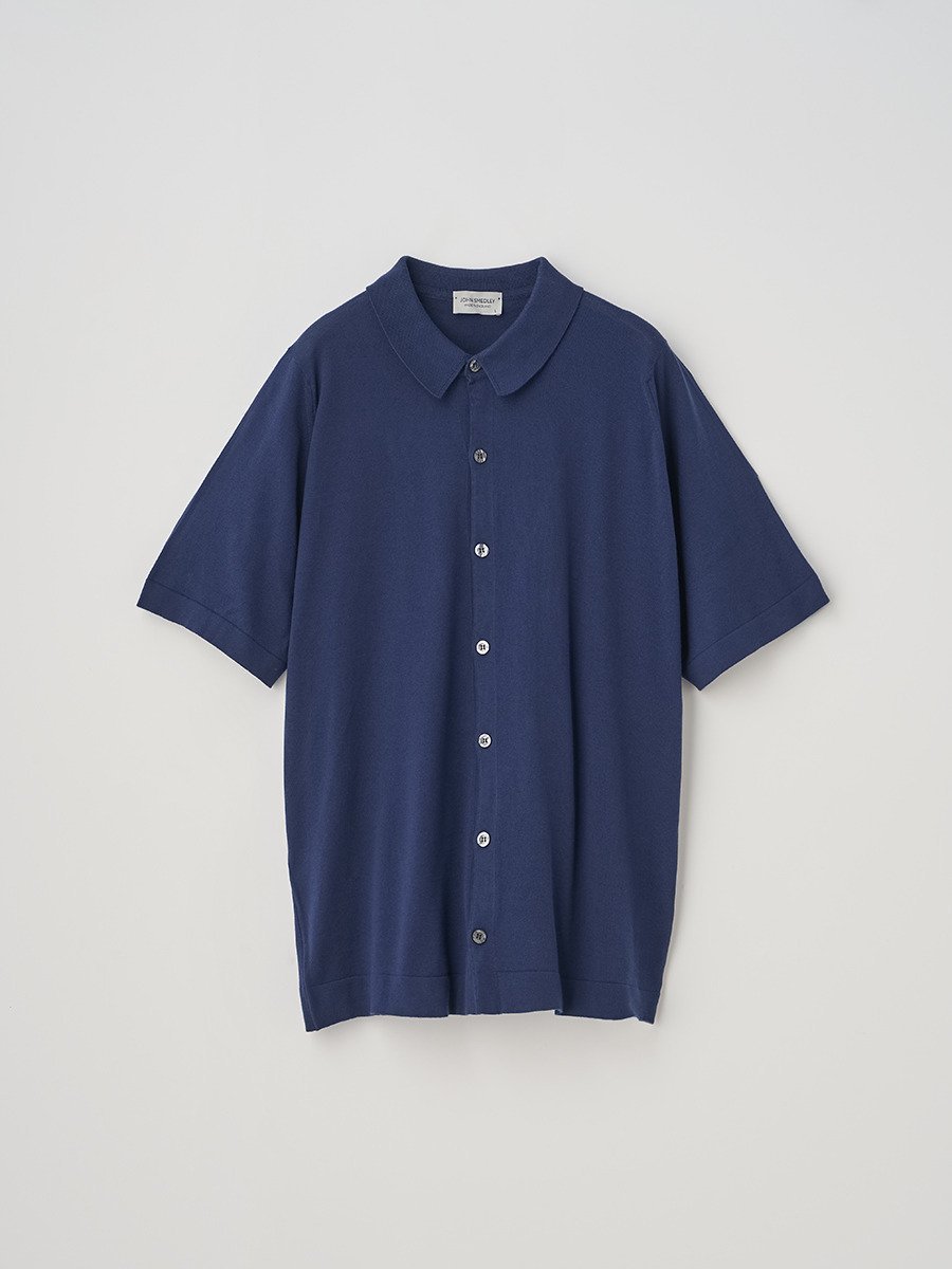 新品　john smedley 半袖コットンニットシャツカーディガン FOLKE JOHN SMEDLEY｜ジョンスメドレー日本公式