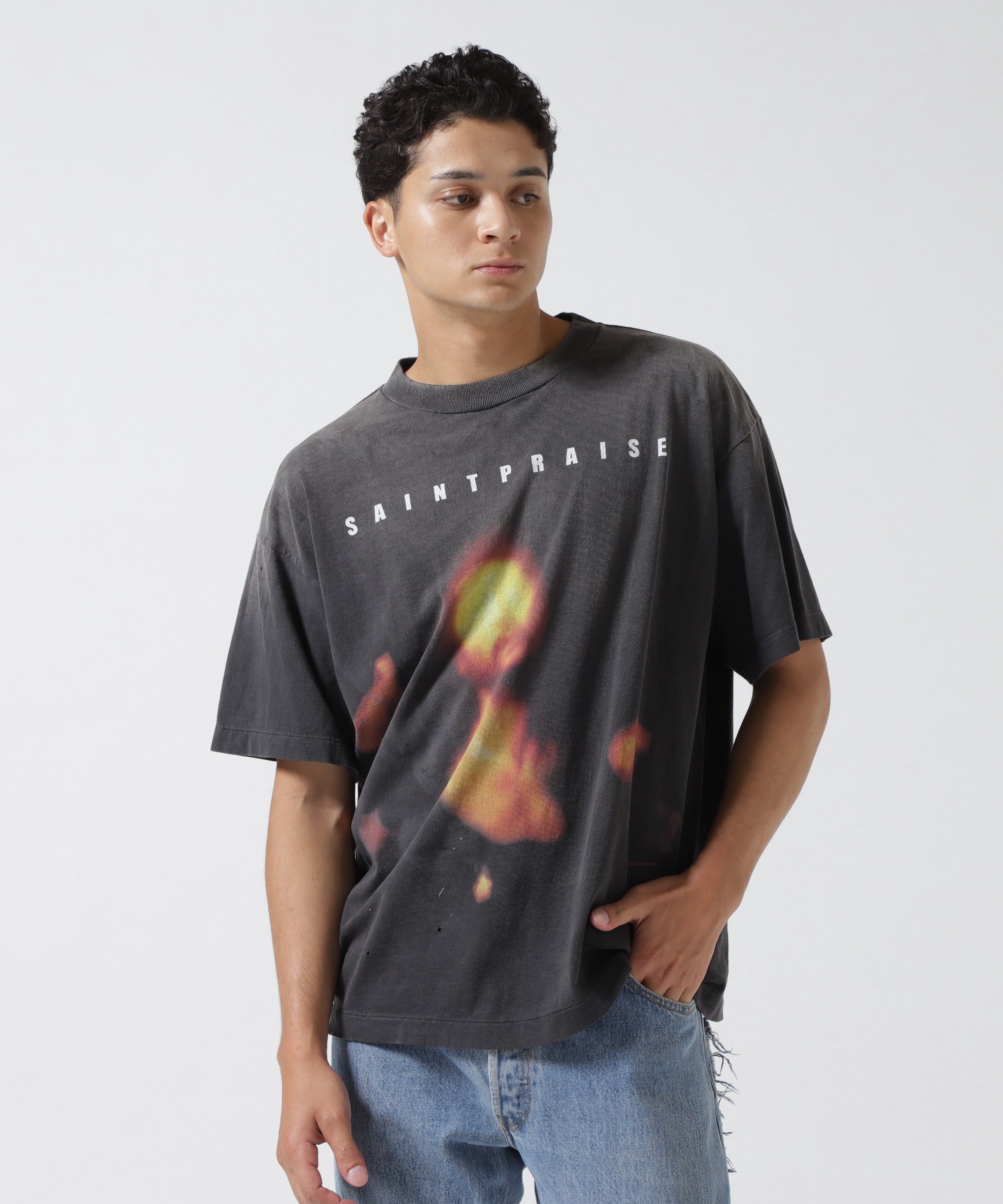 楽天市場】SAINT MICHAEL 24ss EV_SS TEE / NEON GNSIS T-SHIRT SM-YS8