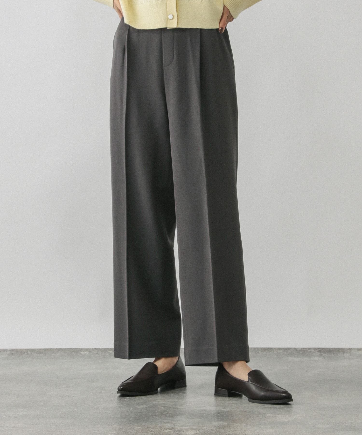 【SALE/40%OFF】GLOBAL WORK あったかウツクシルエットイージーストレートパンツ/580754 グローバルワーク パンツ その他のパンツ ブラック ブラウン グレー ネイビー
