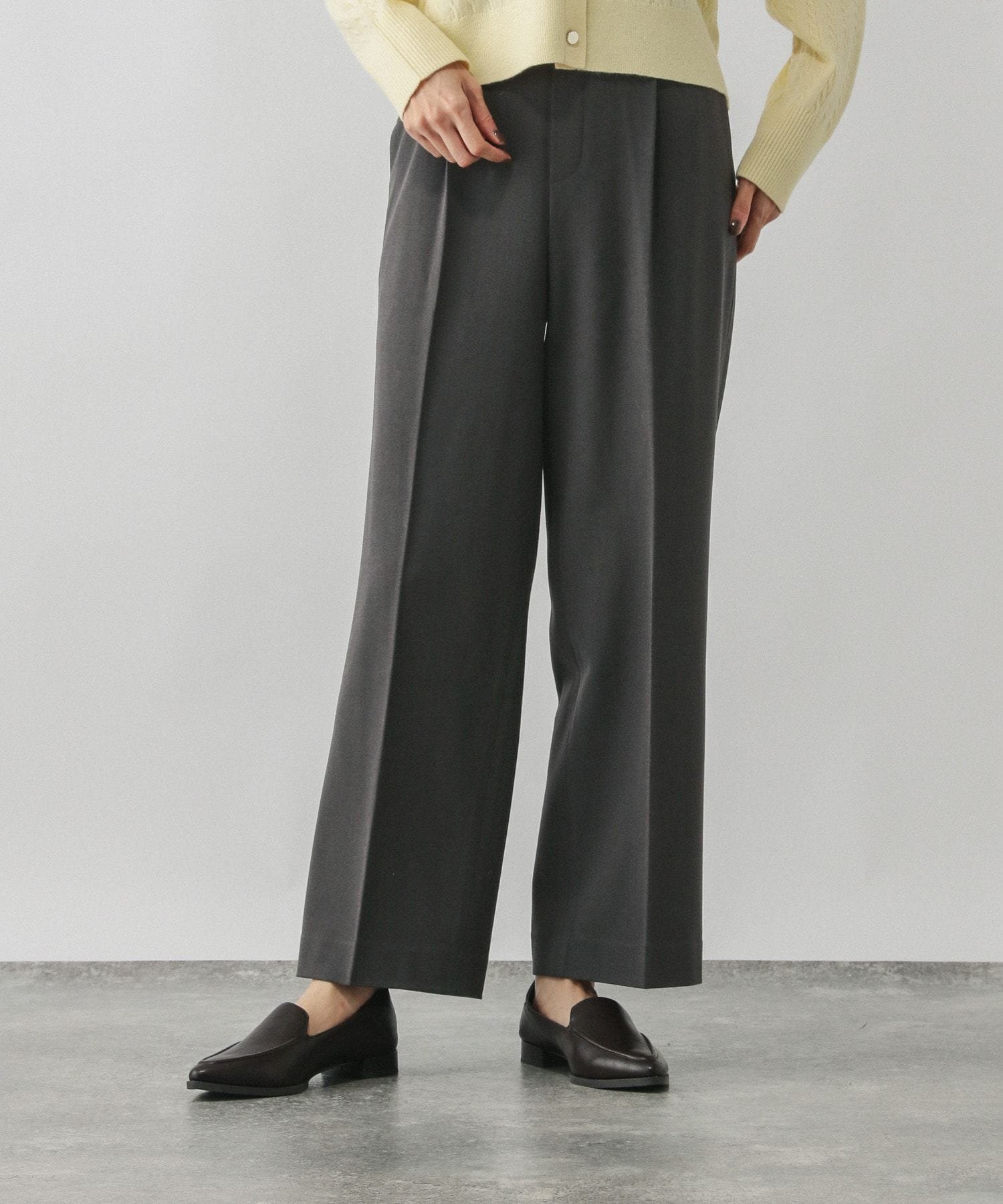 【SALE/40%OFF】GLOBAL WORK あったかウツクシルエットイージーストレートパンツ/580754 グローバルワーク パンツ その他のパンツ ブラック ブラウン グレー ネイビー