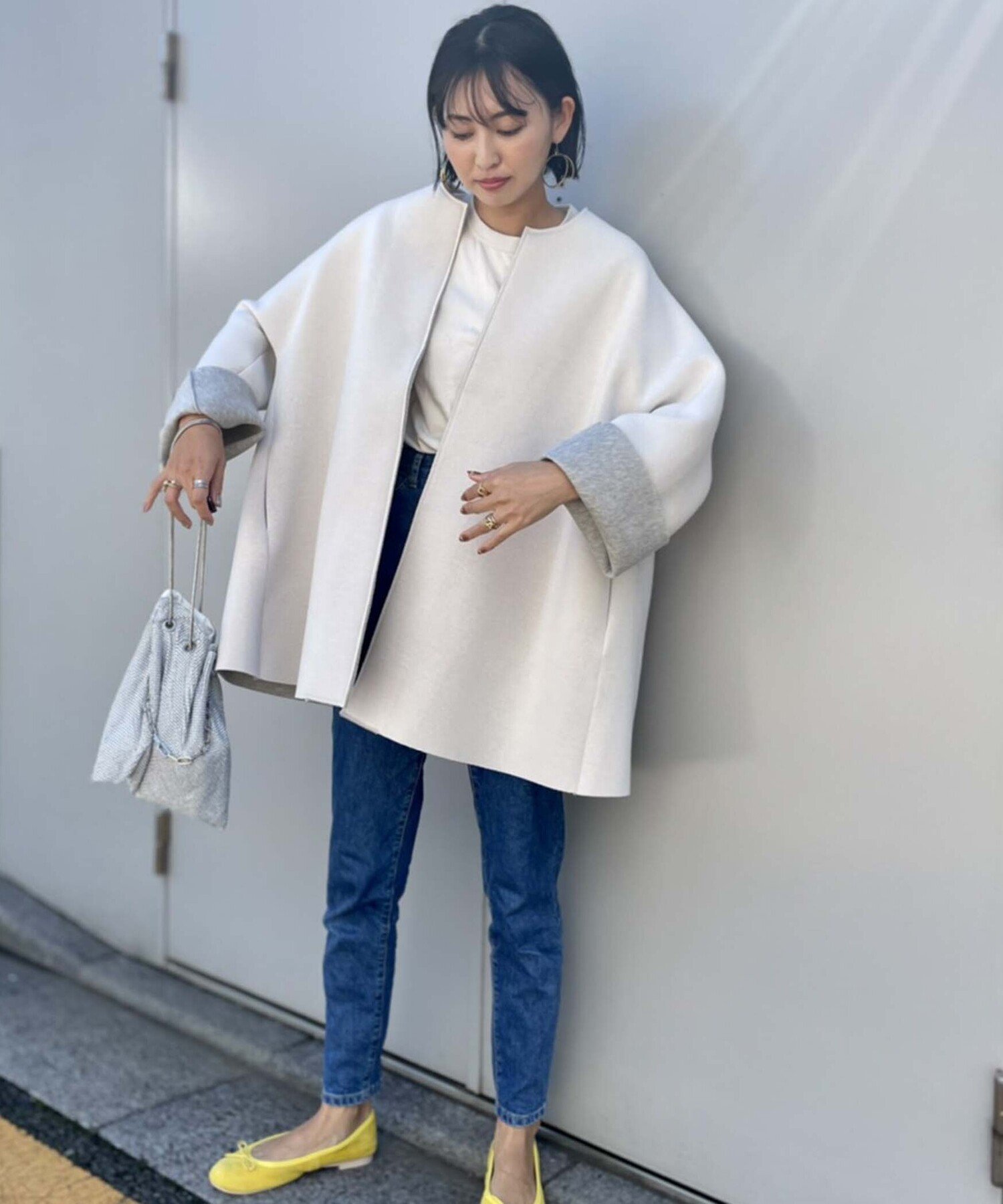 DOUX ARCHIVES 【web限定】ボンディングミドルコート ドゥアルシーヴ  