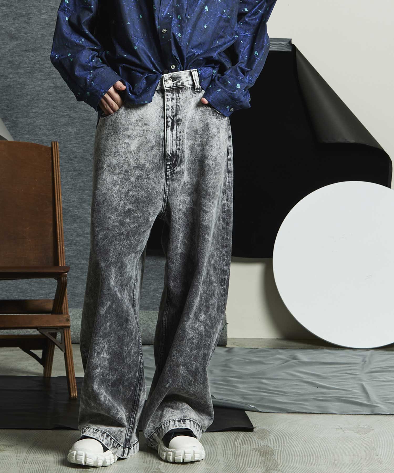 メゾンスペシャル　11oz デニム　パンツ 楽天市場】MAISON SPECIAL 11oz Chemical Over-Dye Denim Buggy