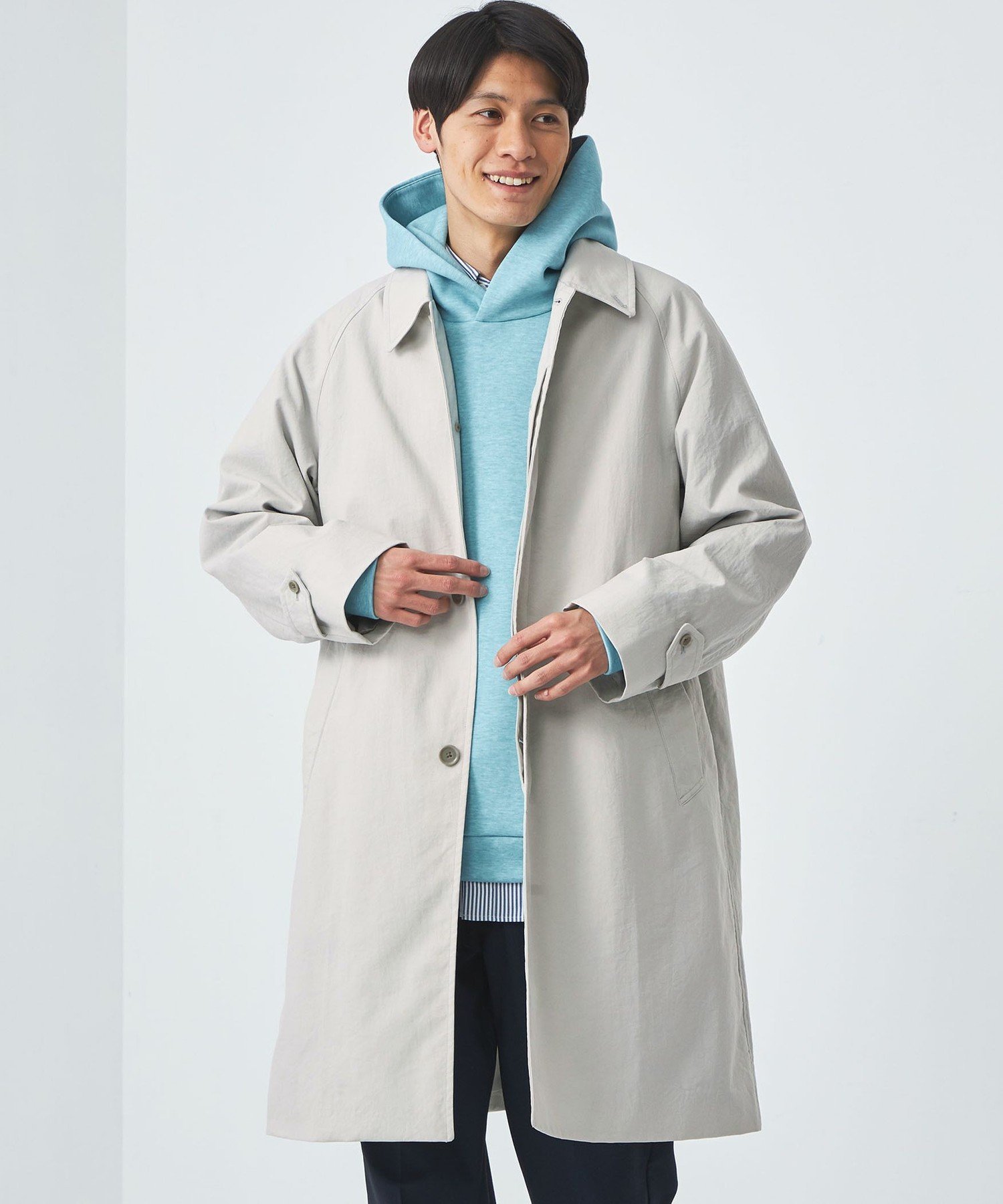 UNITED ARROWS green label relaxing ナイロンオックス ラグラン