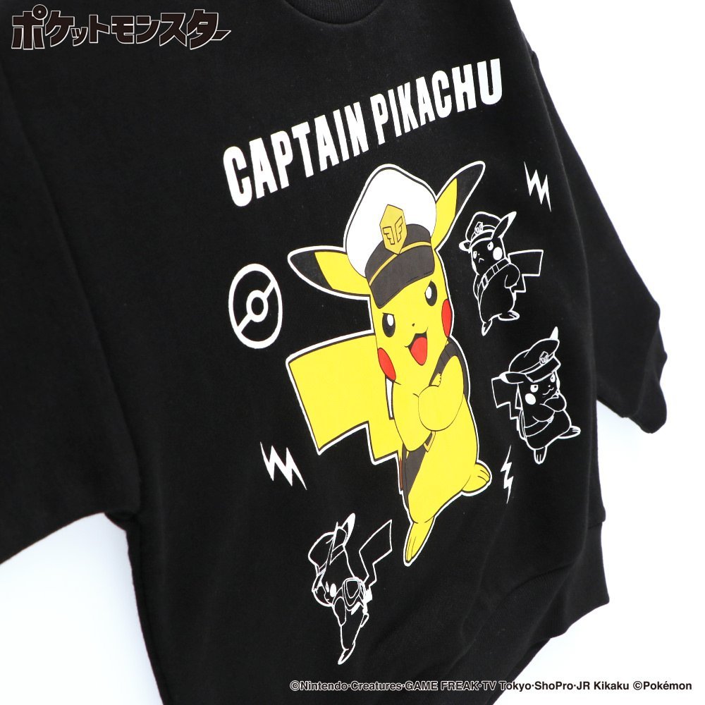 【SALE／10%OFF】branshes 【ポケットモンスター(ポケモン)】裏毛トレーナー ブランシェス トップス スウェット・トレーナー ピンク ブラック ネイビー パープル画像