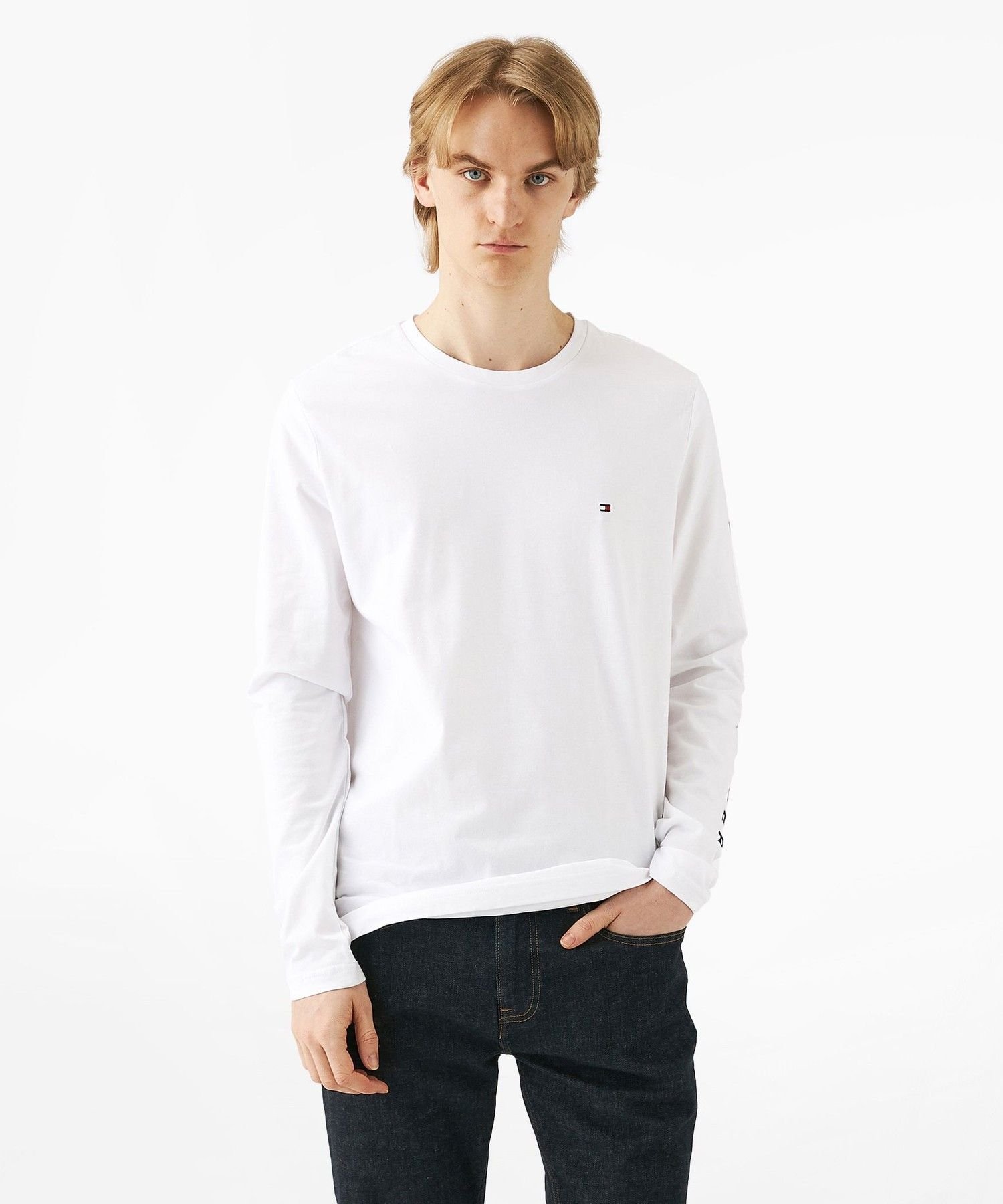 楽天市場】ロゴロングスリーブTシャツ TOMMY HILFIGER トミー