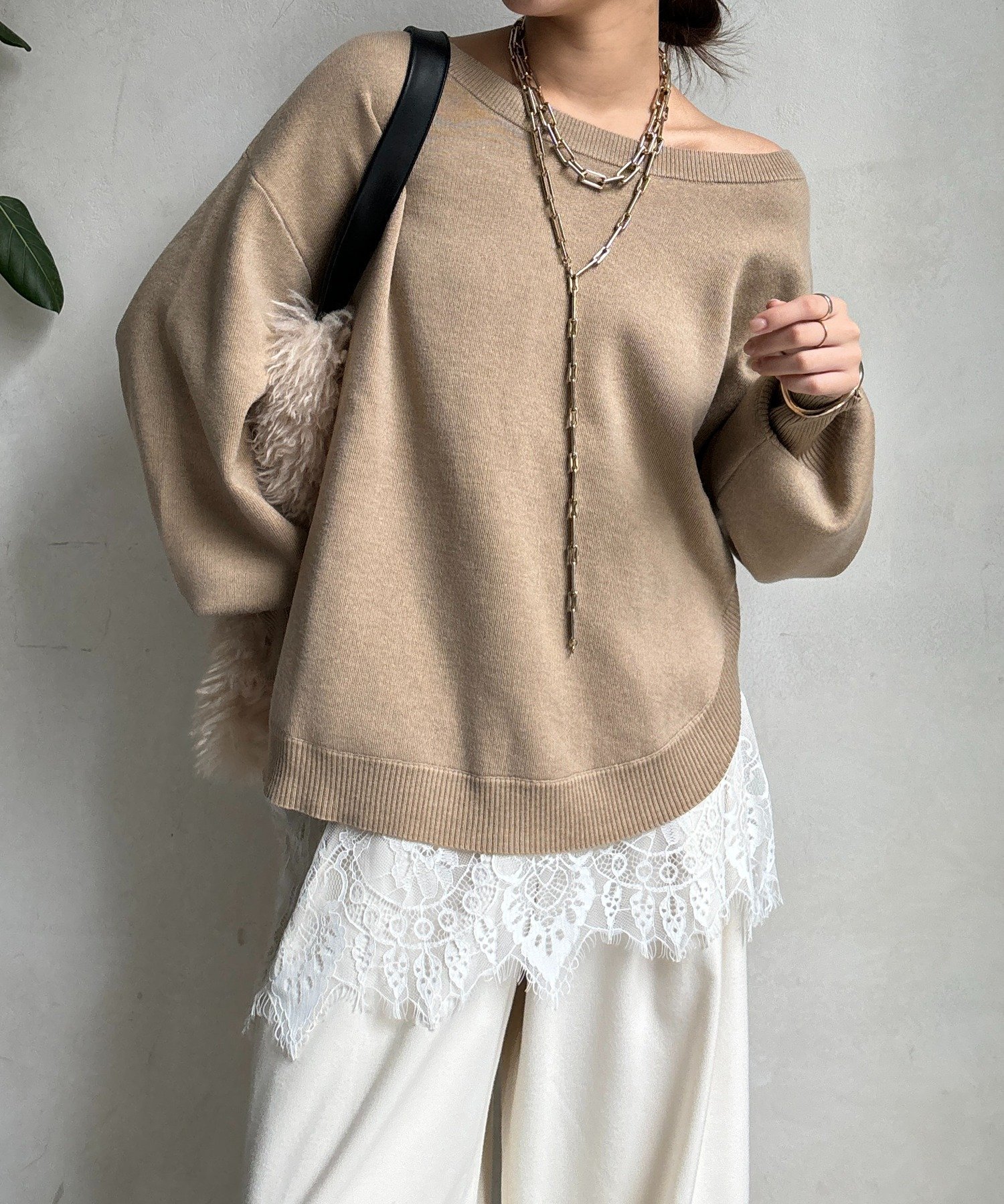 楽天市場】レースキャミチュニック A part by アパートバイ トップス