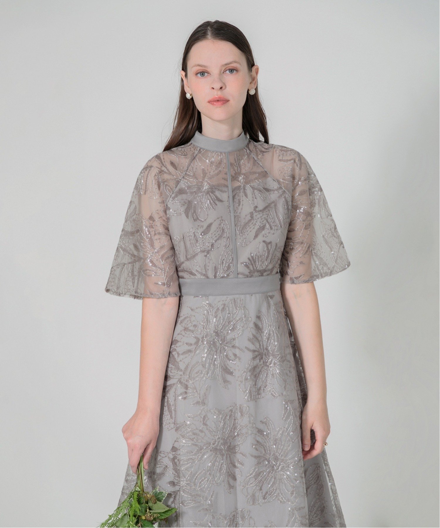 SALE／40%OFF】Leja LEJA/スパンコール花柄プチハイネック