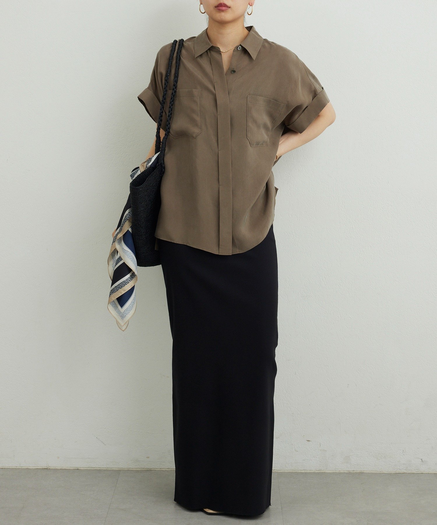 GALLARDAGALANTE 【3サイズ展開】ストレッチマキシタイトスカート2 ガ