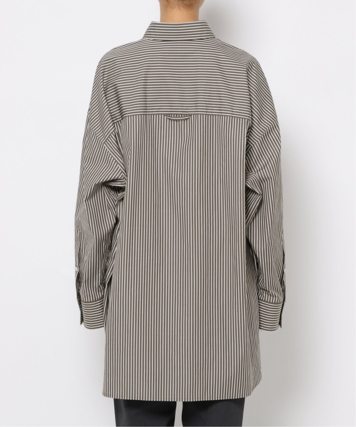 SALE／10%OFF】BABYLONE ストライプビッグシャツ バビロン トップス 
