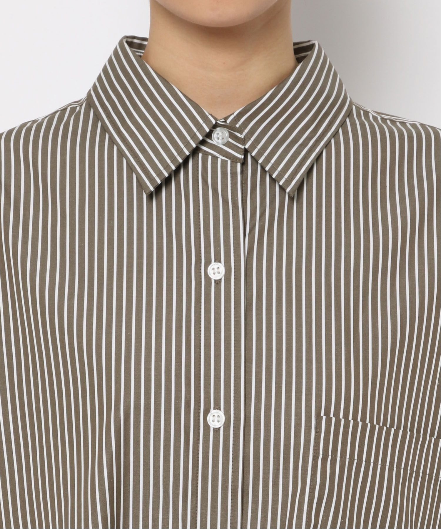 SALE／10%OFF】BABYLONE ストライプビッグシャツ バビロン トップス 