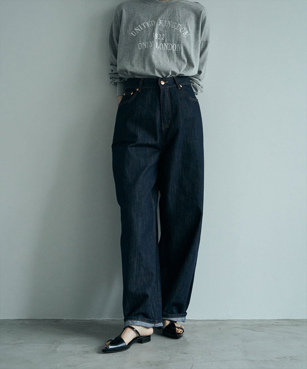 marjour TUCK DENIM マージュール パンツ ジーンズ・デニム
