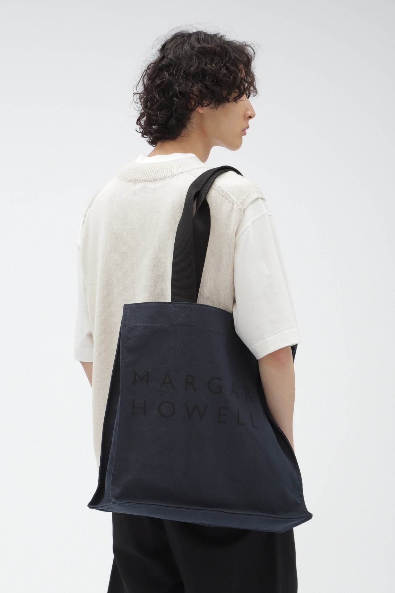マーガレットハウエル コットンロゴトートバッグ ブラック 楽天市場】MHL. MARGARET HOWELL / マーガレットハウエル WASHED