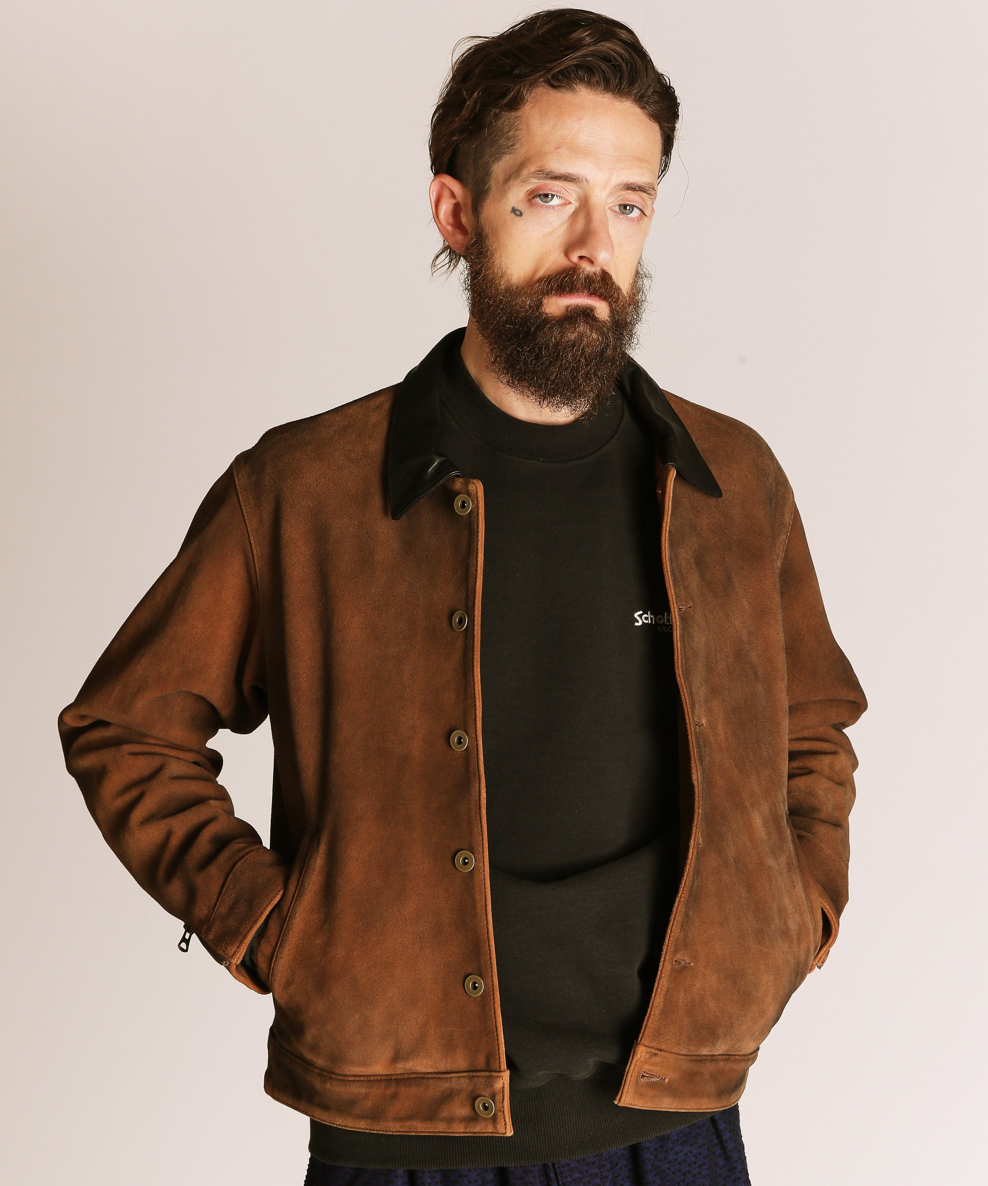 楽天市場】Schott/ショット NEWBIE SUEDE LEATHER JACKET スウェード