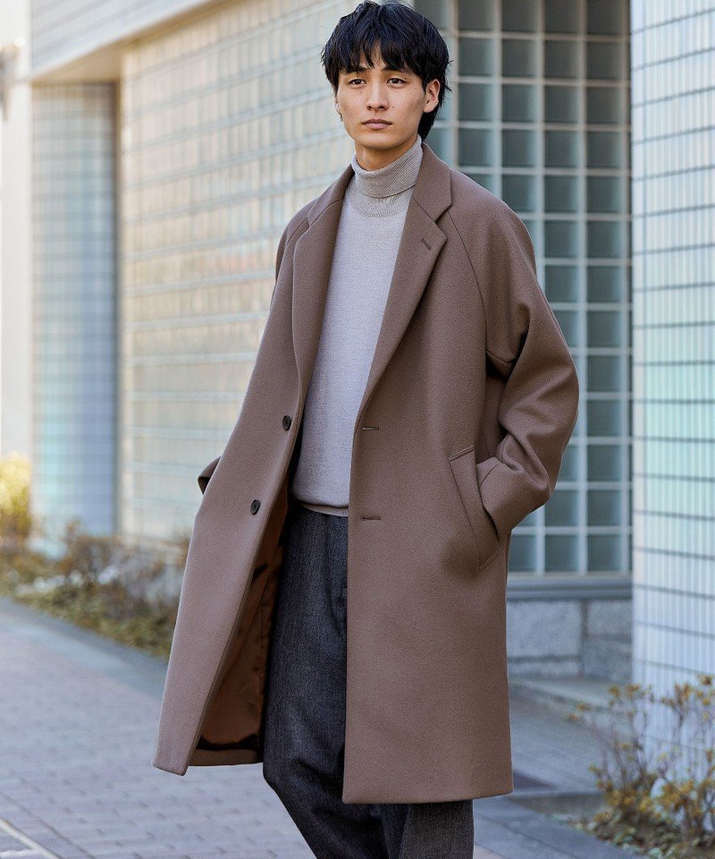 UNITED ARROWS green label relaxing FAbRICA メルトン チェスター  