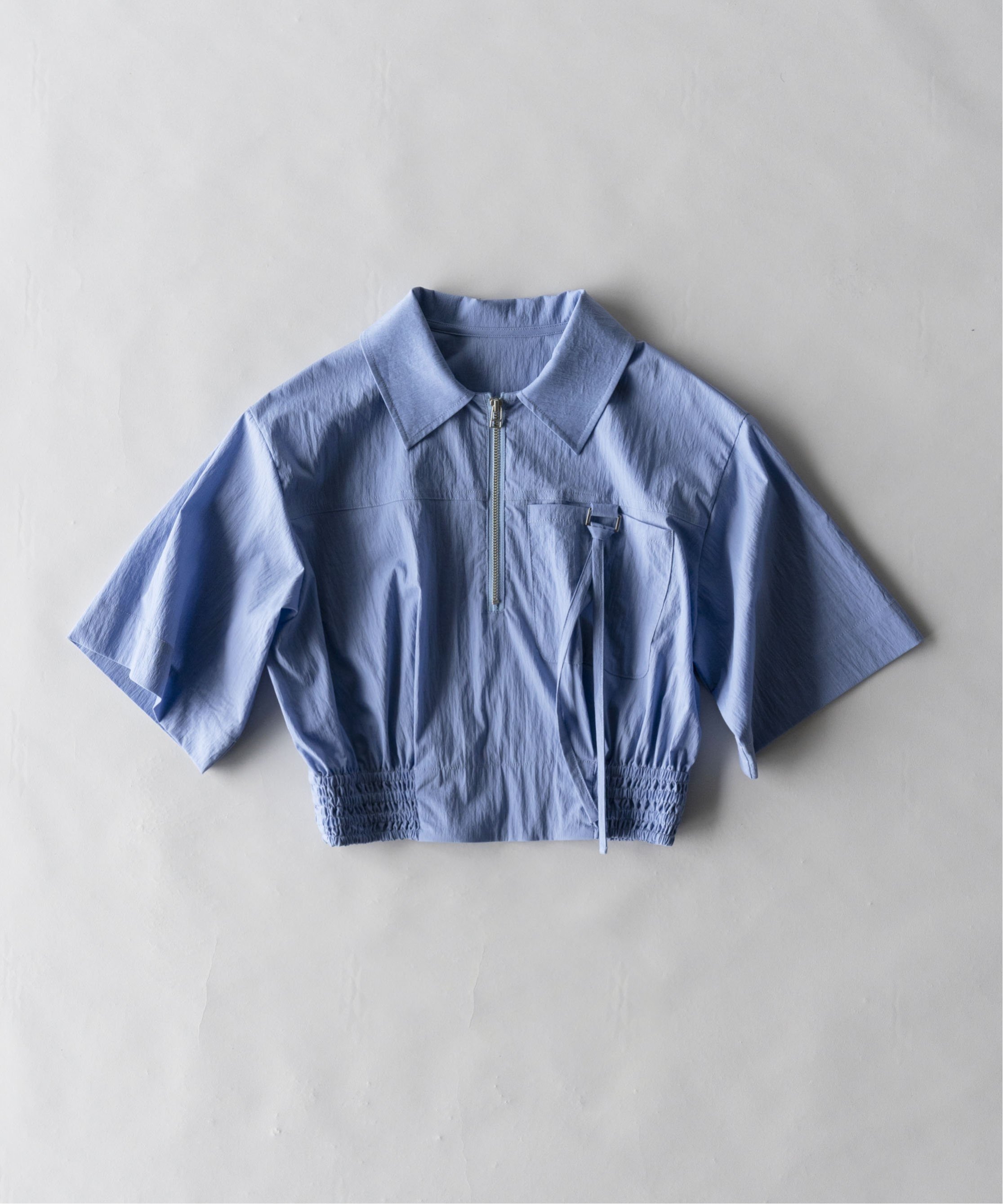MAISON SPECIAL クロップドハーフZIPトップス【MAISON SPECIAL/メゾン 