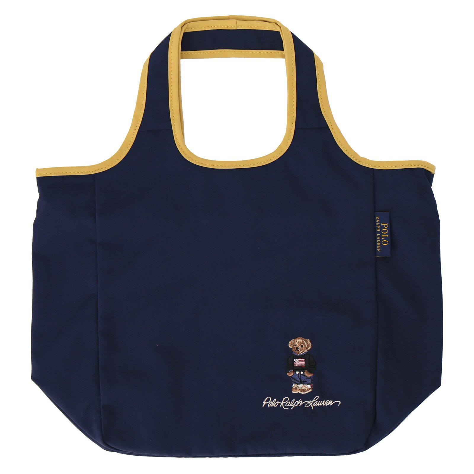 Polo Ralph Lauren テディベアエコバッグ ネイビー ポロ ベア 折りたたみ バッグ ネイビー｜ポロ ラルフ ローレン