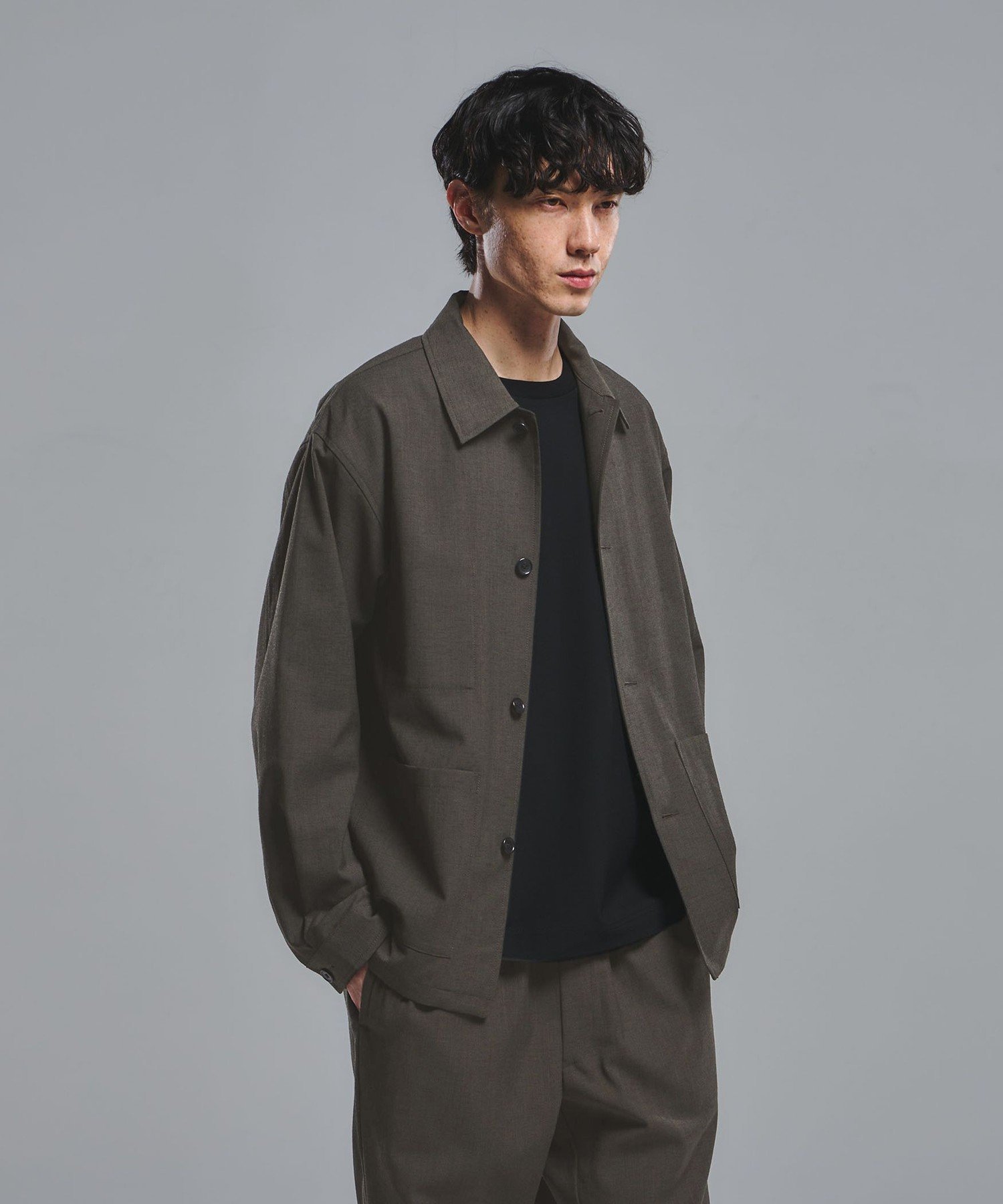 グリーンレーベル / テック カルゼ カバーオール ジャケット 新品 green label relaxing（グリーンレーベルリラクシング） カバーオール