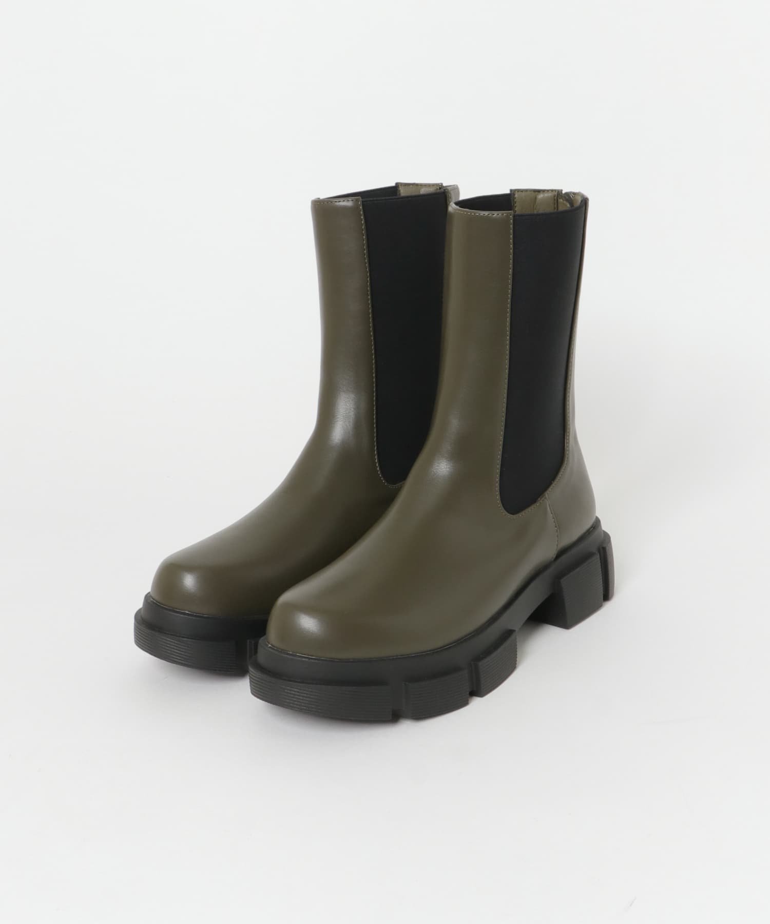 【SALE／40%OFF】RODE SKO 4.5センチサイドゴアブーツ ロデスコ シューズ・靴 ブーツ カーキグリーン ブラック【送料無料】